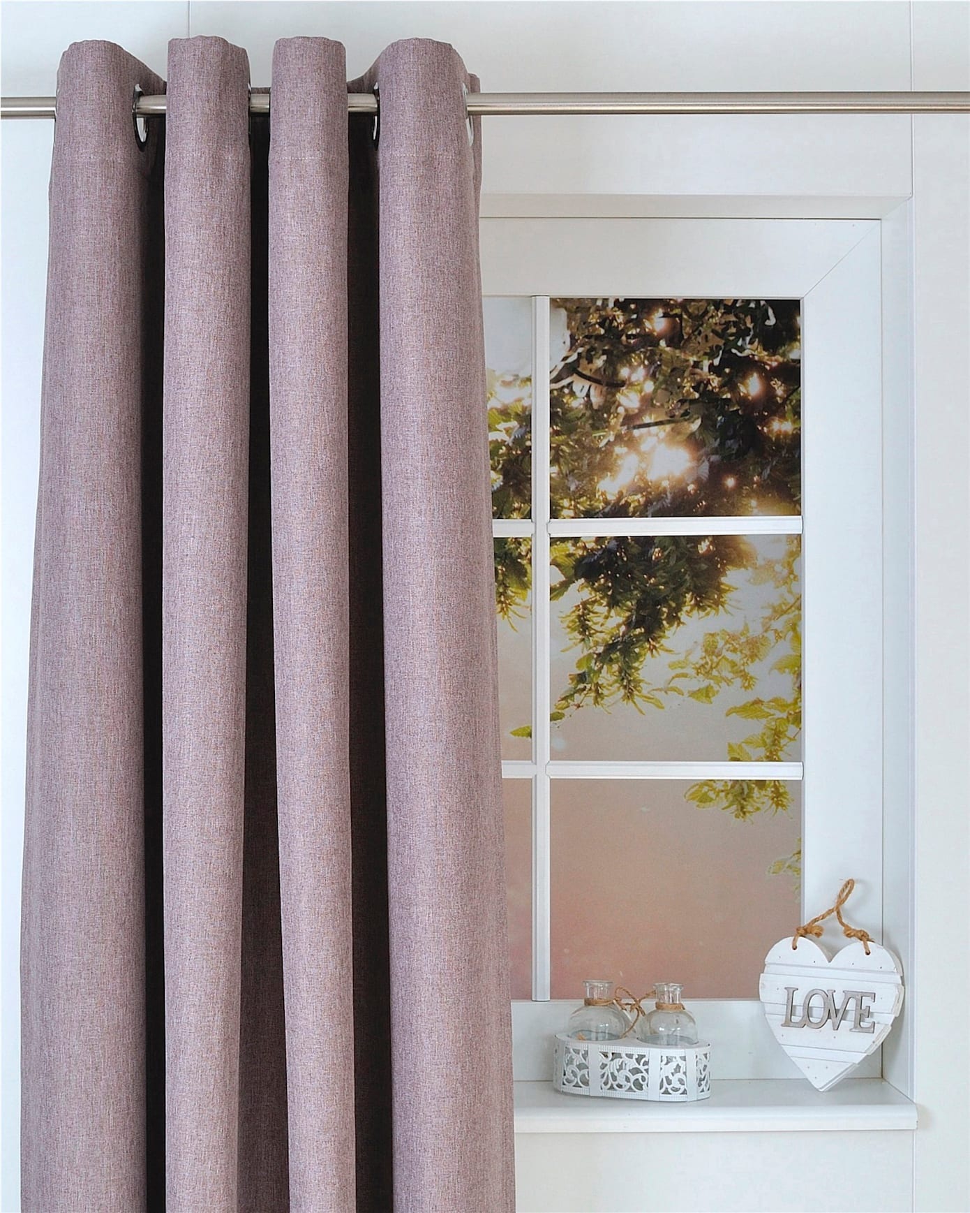 heine home Vorhang Ösen 1 Stk. tlg. günstig online kaufen