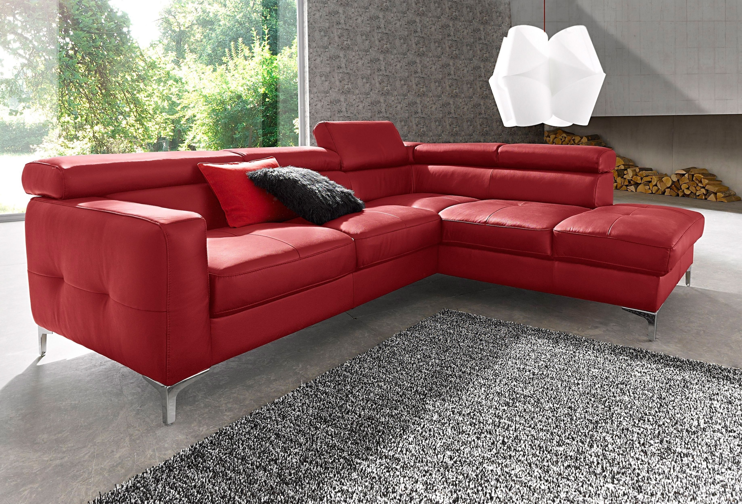 COTTA Polstergarnitur "Sammy L-Form", (Set), Set bestehend aus: Ecksofa mit günstig online kaufen