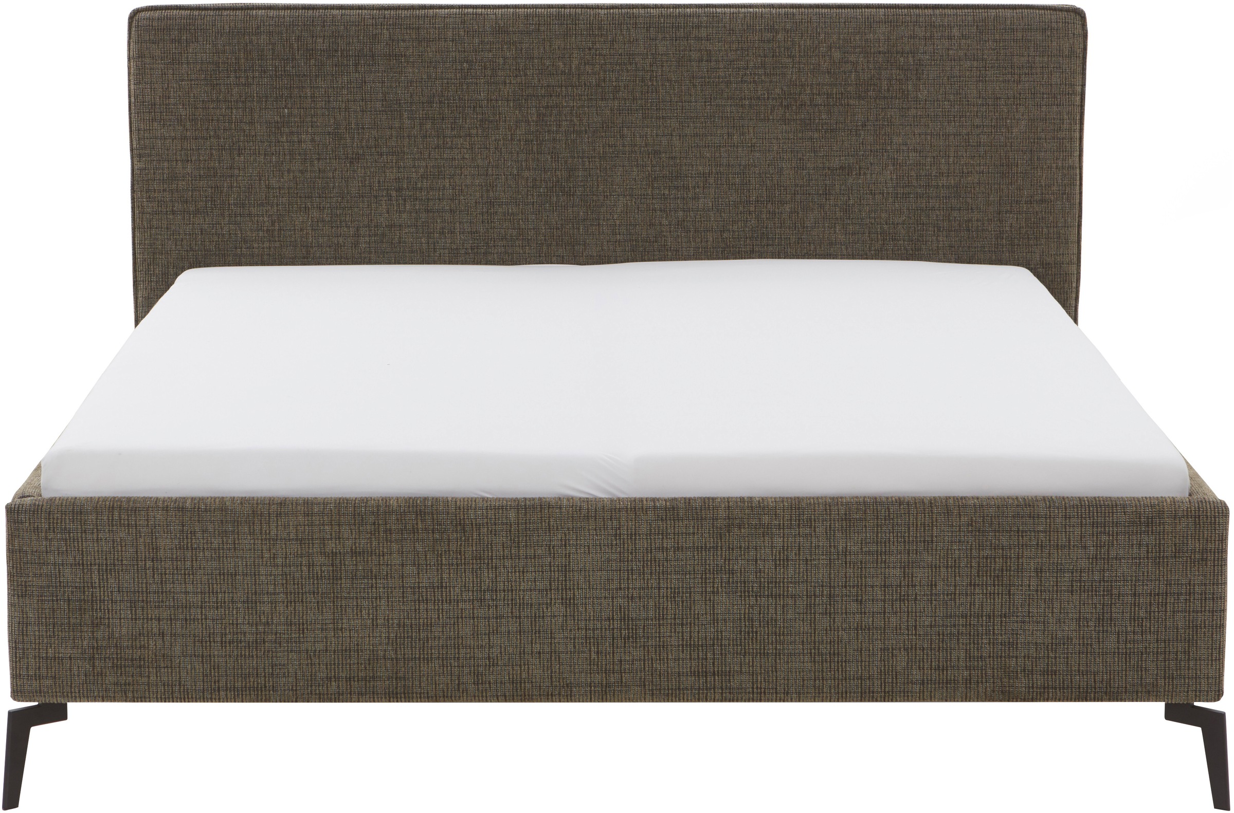 Thumbnail - meise.möbel Polsterbett "Riva II", mit schwarzen Metallfüßen, wahlweise mit Bettkasten