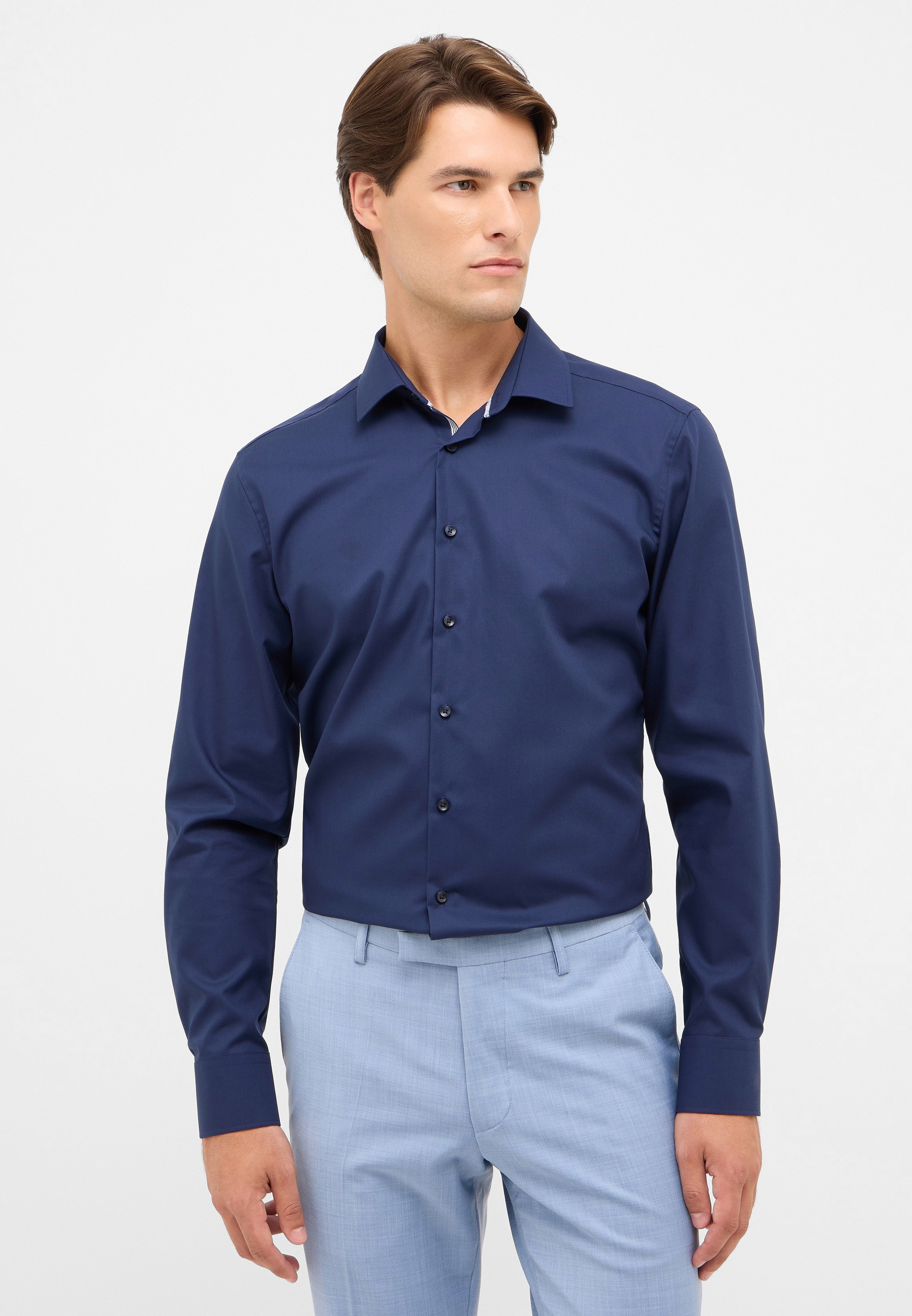 Eterna Langarmhemd "SLIM FIT" NON IRON (bügelfrei) günstig online kaufen