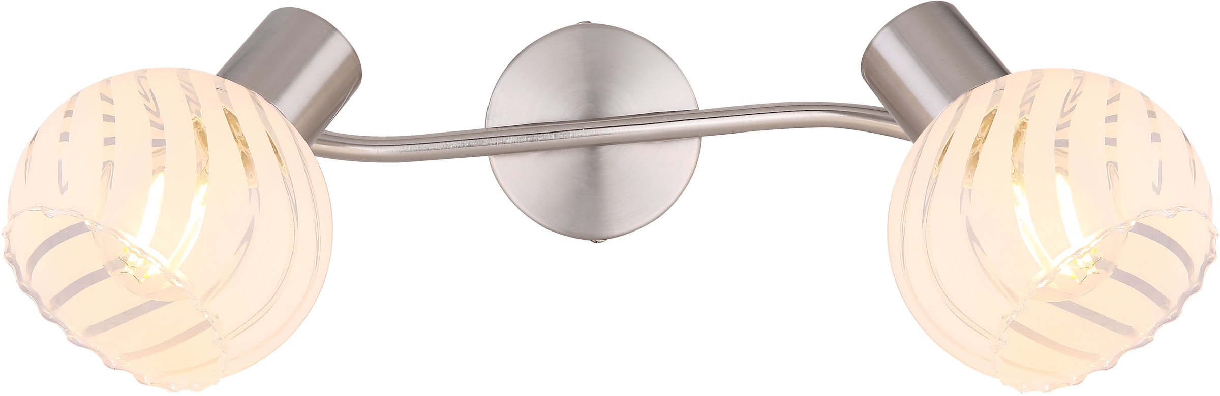 GLOBO LIGHTING Deckenstrahler »WILLY«, Leuchtmittel E27 | ohne Leuchtmittel, Deckenstrahler/Glas klar/Flur/Wohnzimmer
