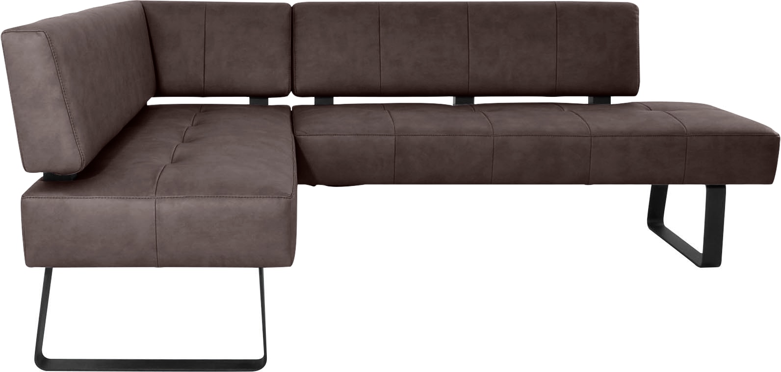 K+W Komfort & Wohnen Spider II Corner Bench Dark Brown