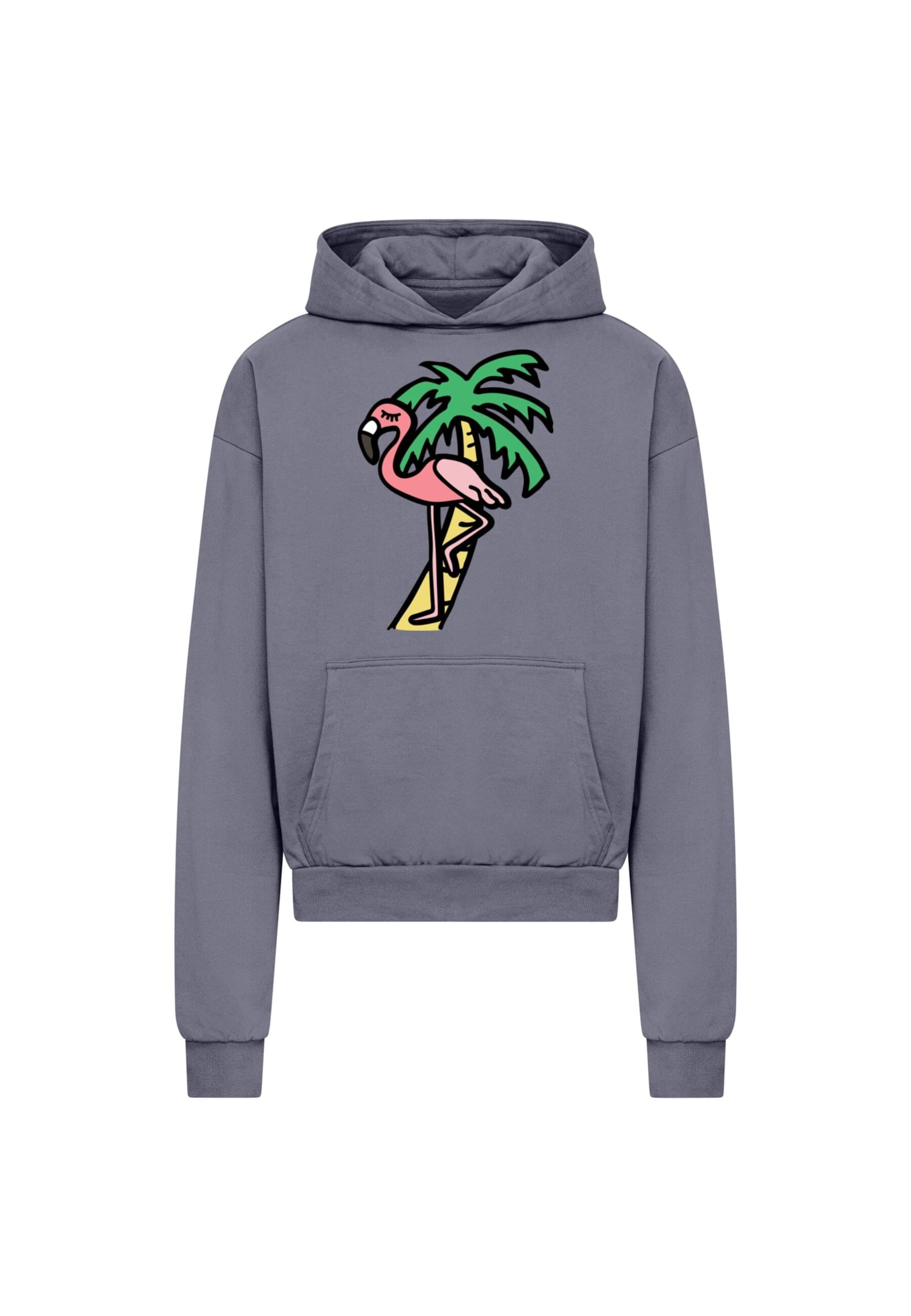MisterTee Kapuzensweatshirt "MisterTee Flamingo Hoodie" 1 Stk. tlg. günstig online kaufen