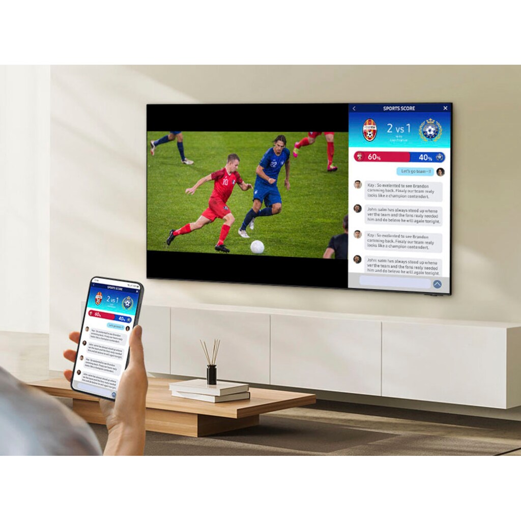Samsung QLED-Fernseher »GQ85QN85DBT«, 214 cm/85 Zoll, 4K Ultra HD, Smart-TV