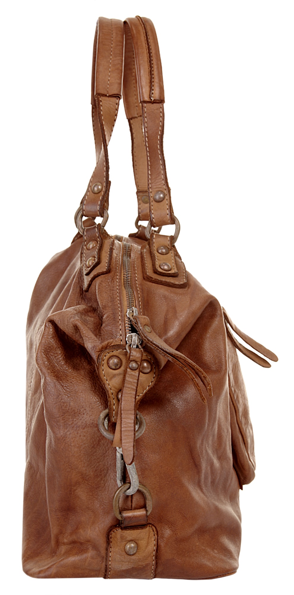 X-Zone Shopper, echt Leder, Made in Italy