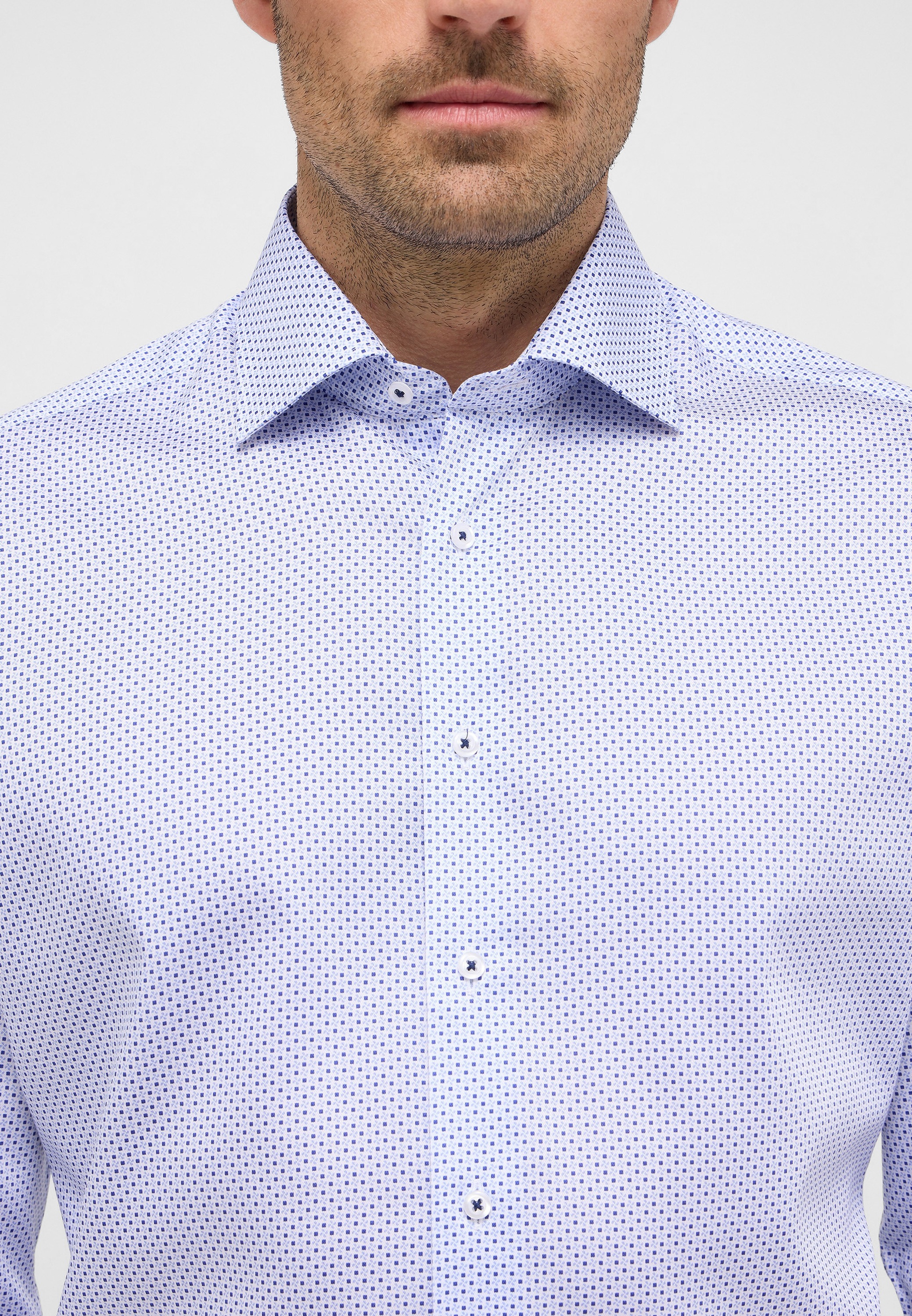 Eterna Langarmhemd »MODERN FIT«, NON IRON (bügelfrei)