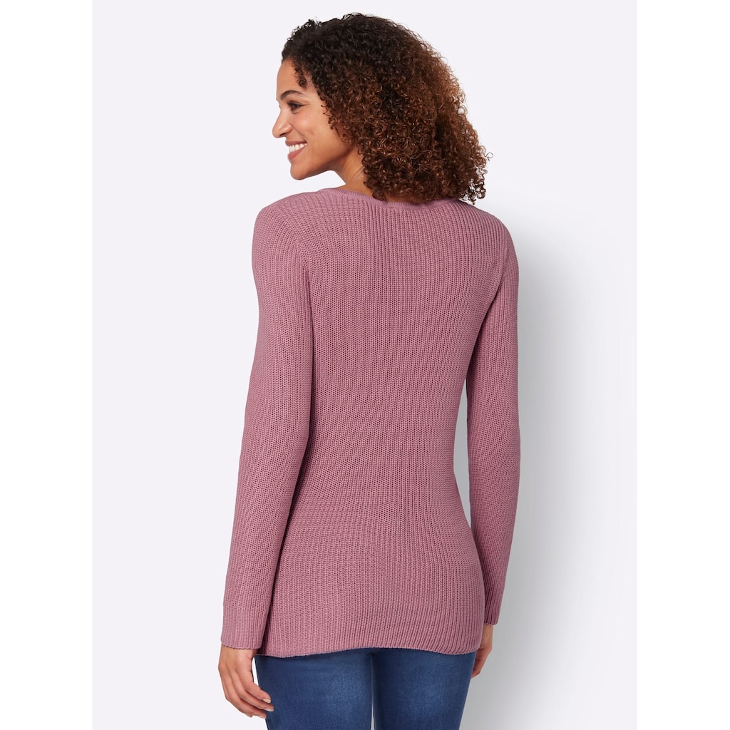 Casual Looks Rundhalspullover »Pullover«