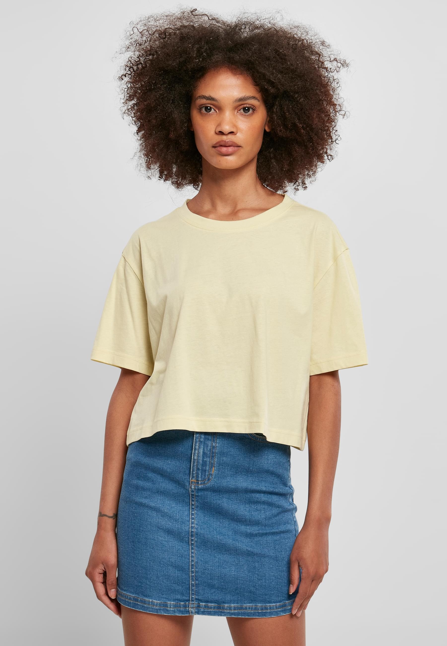 URBAN CLASSICS T-Shirt »Urban Classics Damen Ladies Short Oversized Tee«, (1 tlg.)