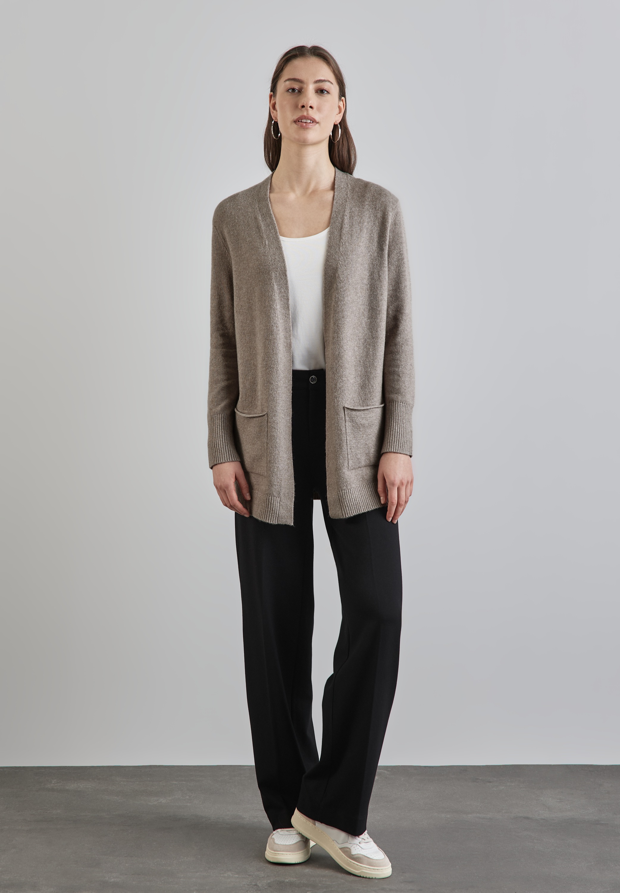 STREET ONE Cardigan, aus Baumwolle mit Stretchanteil