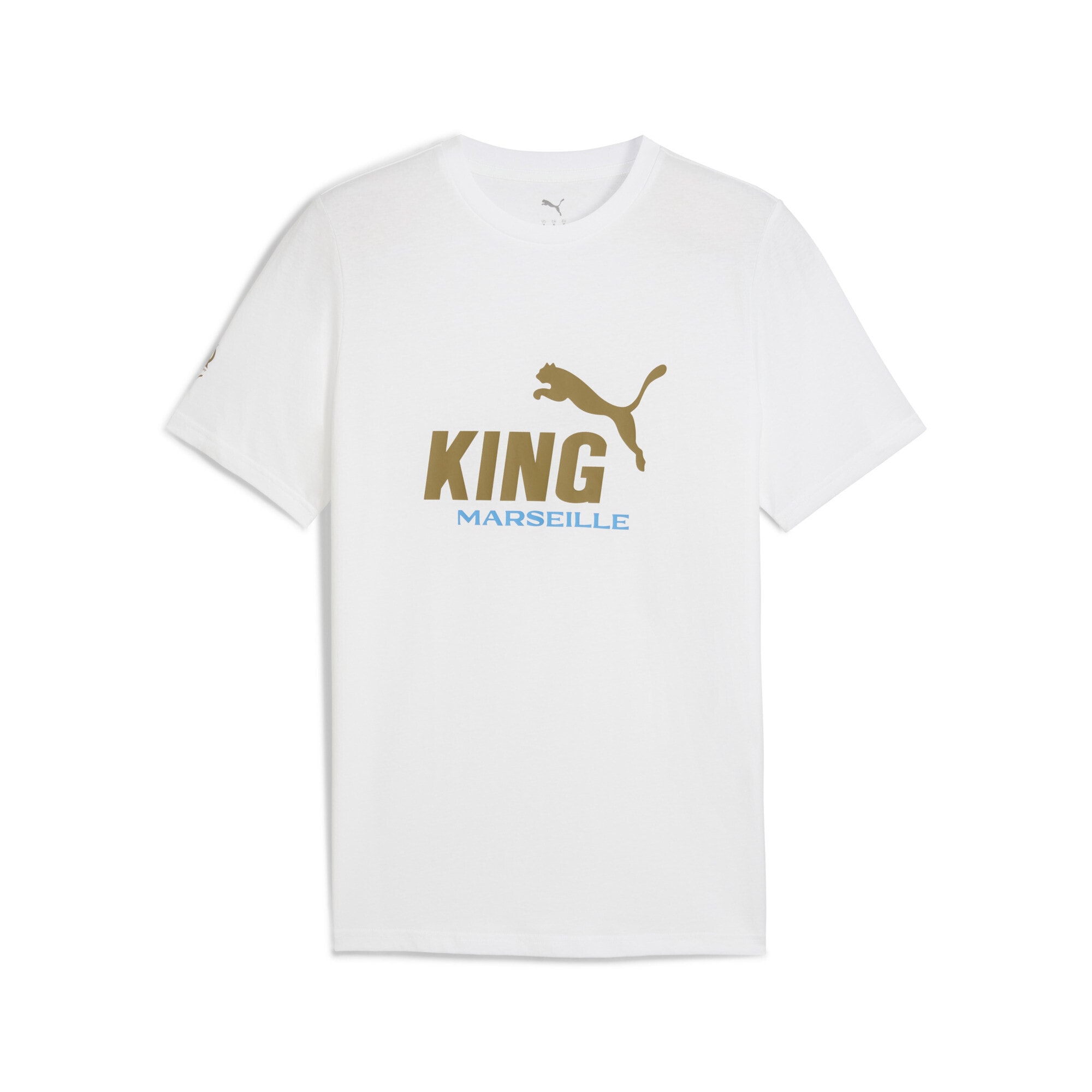 PUMA 1100000002199 "Olympique de Marseille KING Logo T-Shirt Herren"