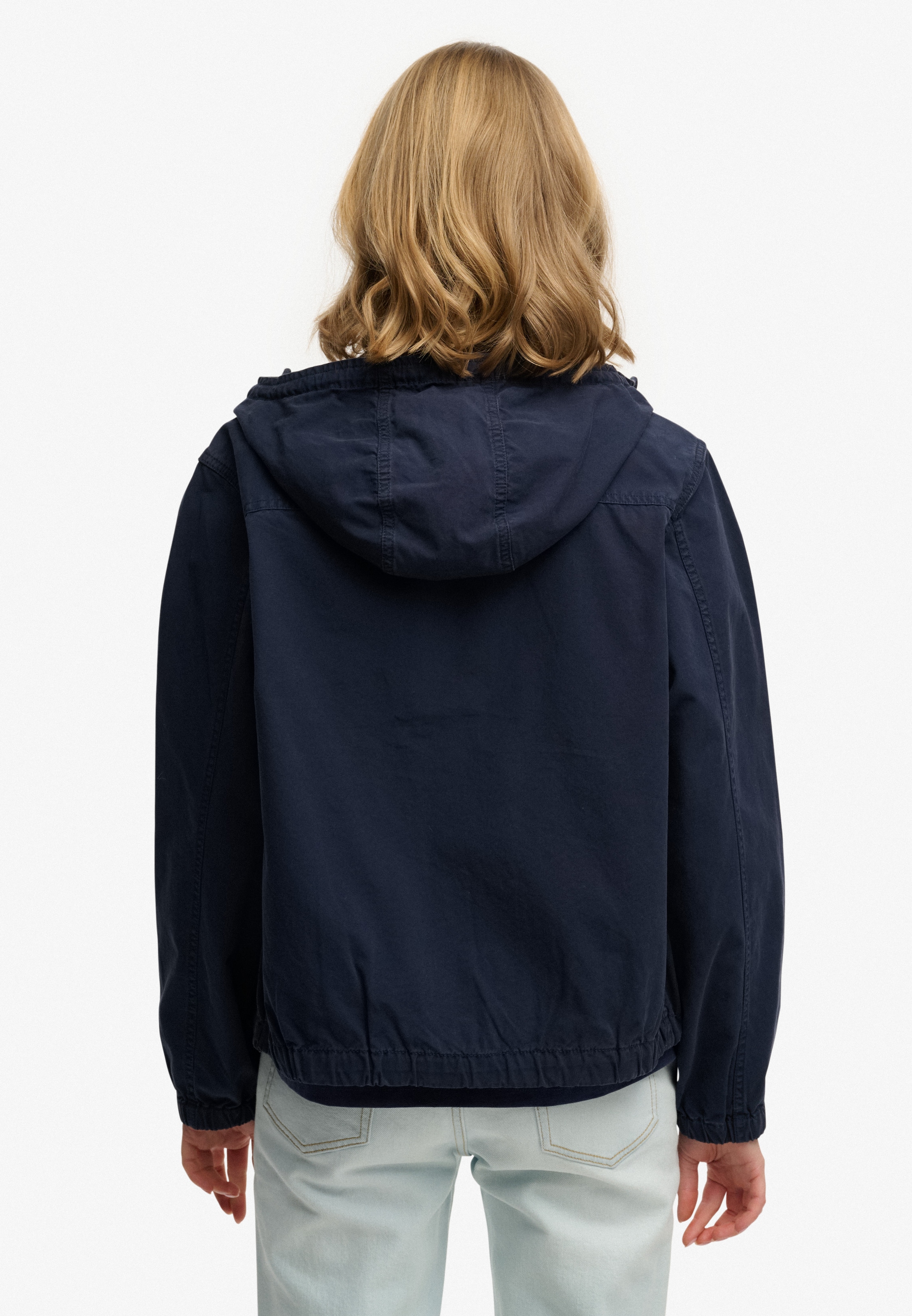 Superdry Parka »HOODED WASHED TWILL JKT« mit Kapuze
