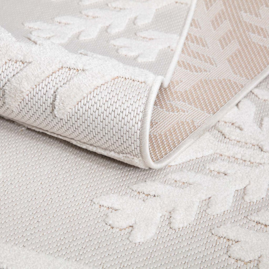 Carpet City Teppich »In-& Outdoorteppich Santorini 411, 3D-Effekt, Boho-Optik«, rechteckig, 5 mm Höhe, Wetterfest & UV-beständig für Terrasse, Balkon, Küche, Flur