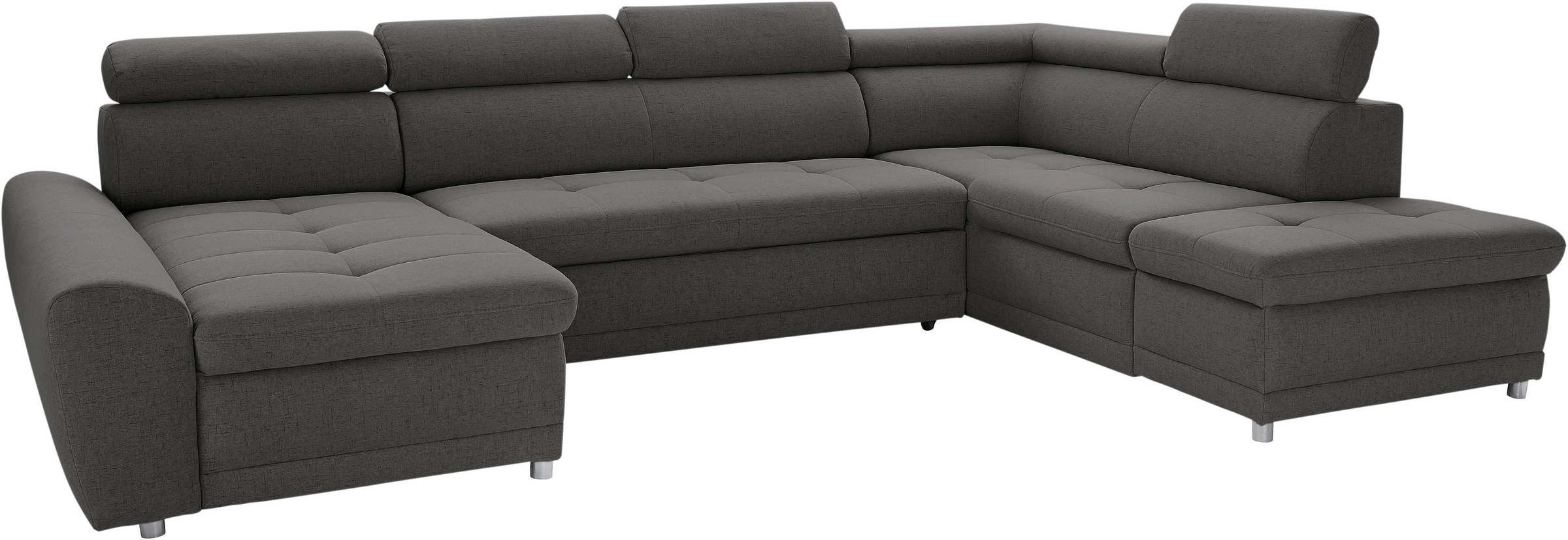 sit&more Wohnlandschaft "Riva U-Form" wahlweise mit Bettfunktion günstig online kaufen