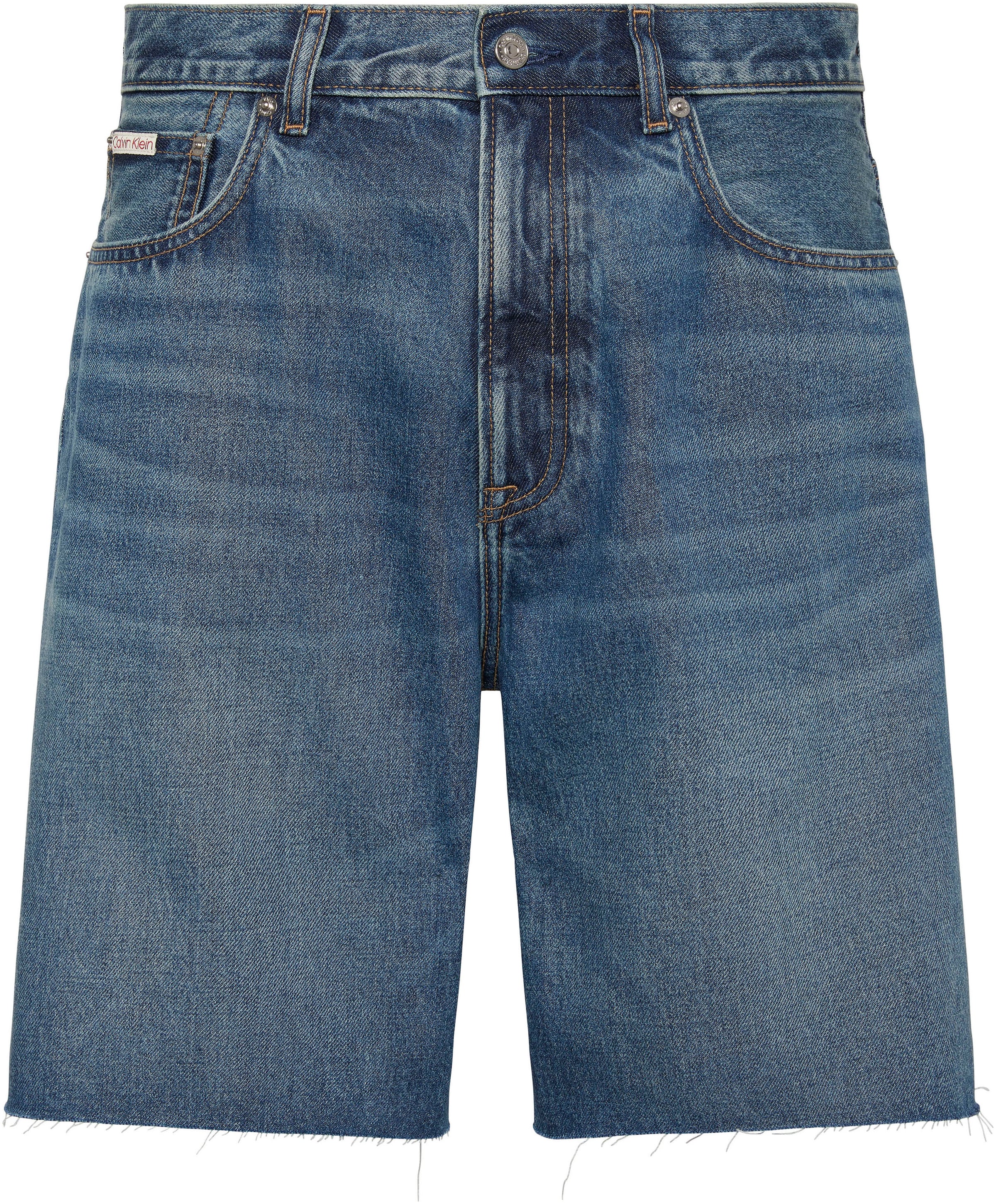 Calvin Klein Jeans Shorts "90S SHORT GREENWOOD" Regular fit mit abgeschnitt günstig online kaufen