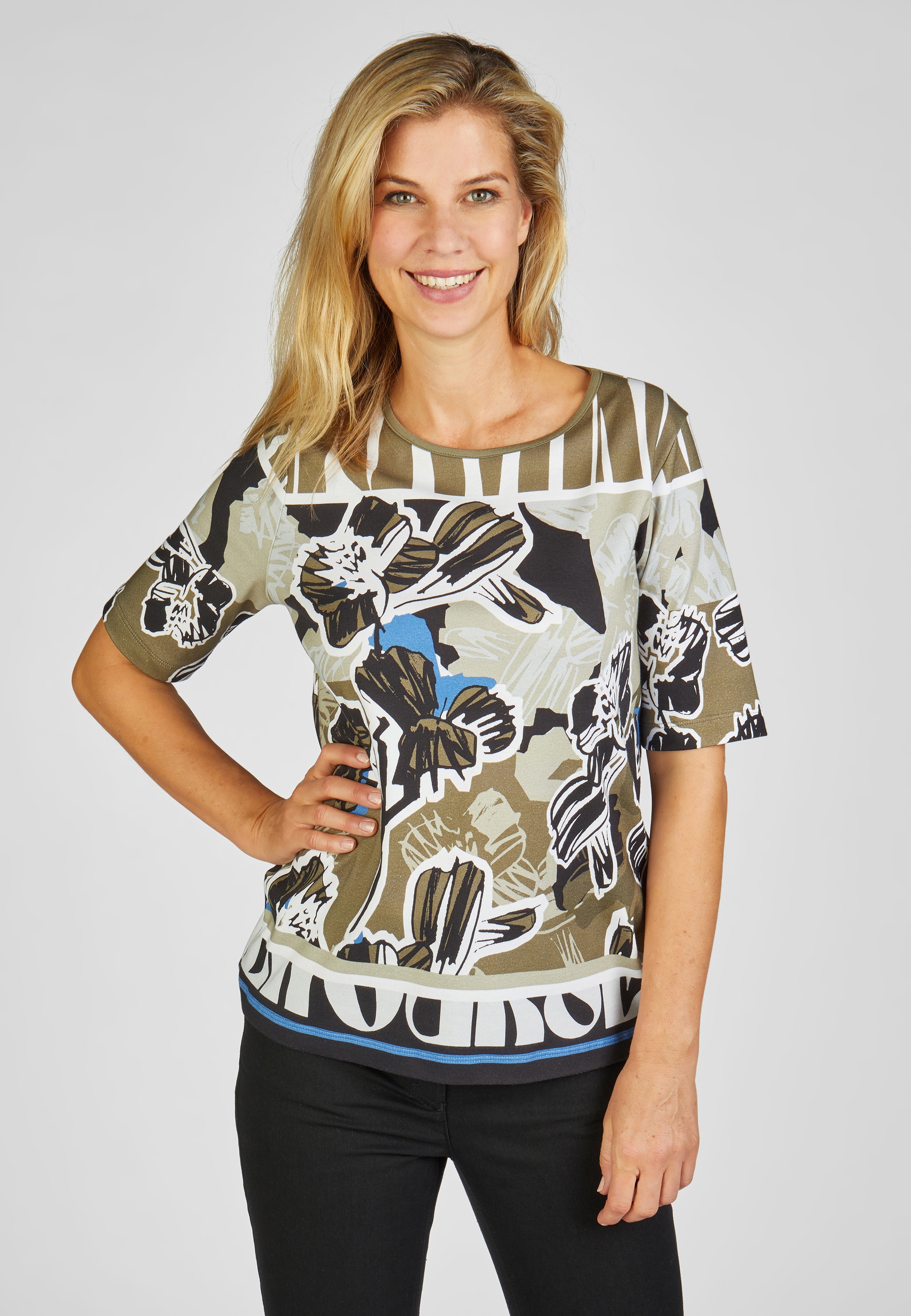 Rabe Print-Shirt "RABE T-Shirt mit Muster"