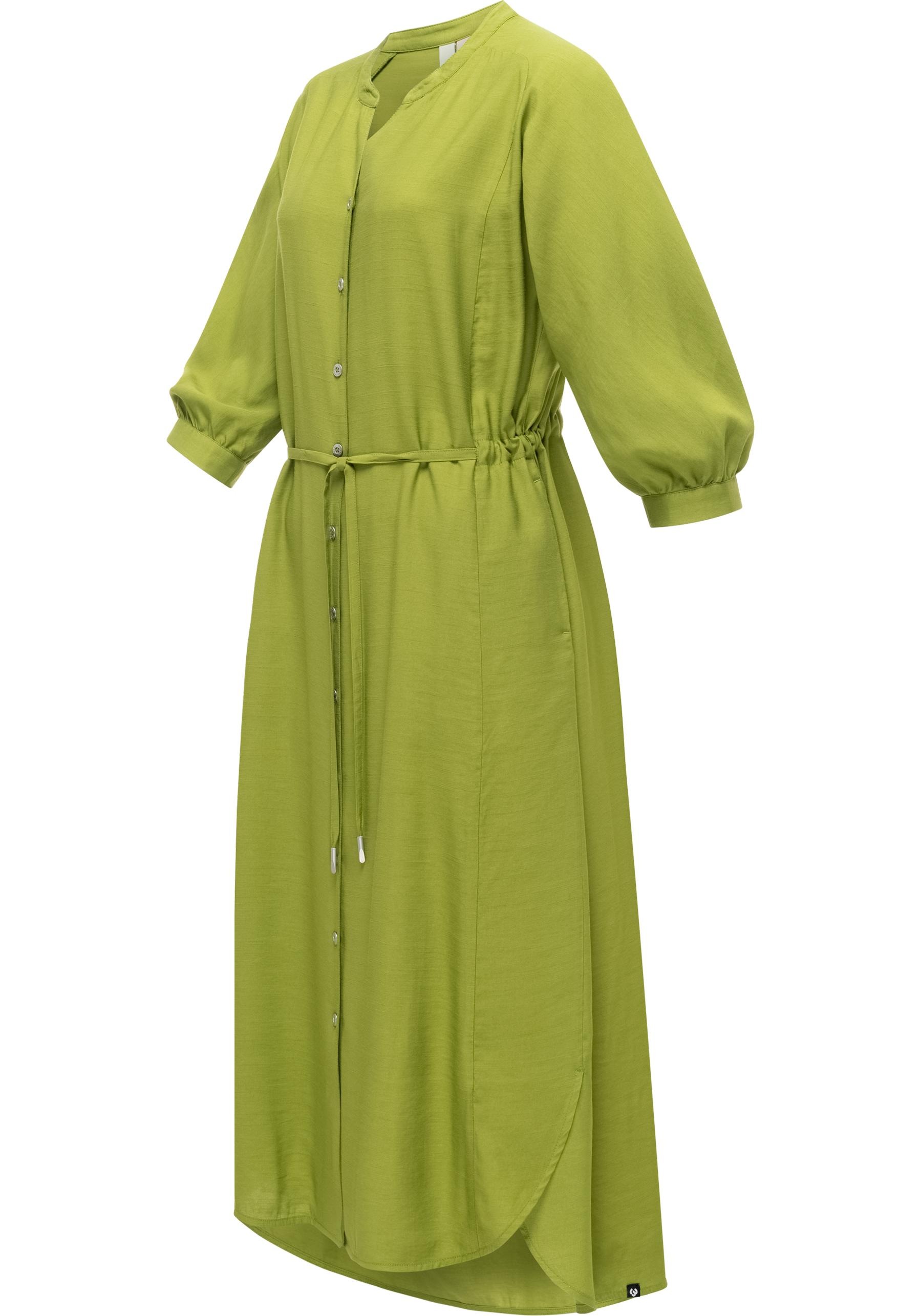 Ragwear Blusenkleid »Trea Dress« Eingrifftaschen Modisches Damenkleid mit Taillengürtel