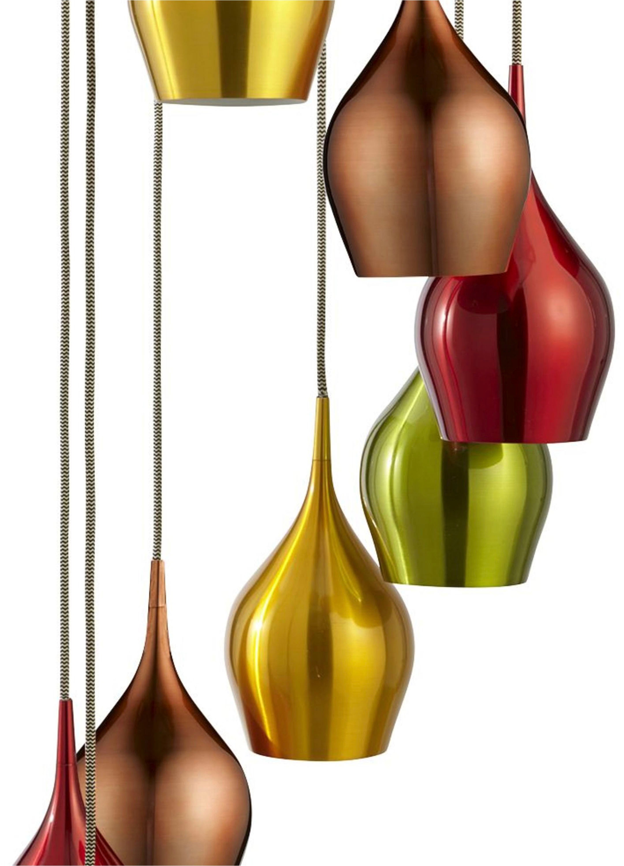 Searchlight Hängeleuchte »Hängeleuchte Vibrant, 8-flammig« E14 1 Stk. Metallic-Glanzeffekt