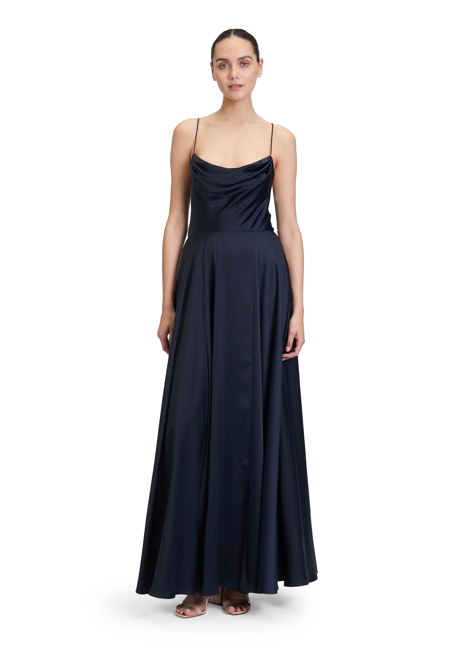Vera Mont Abendkleid "Damen Abendkleid mit Wasserfallausschnitt" Ohne Tasch günstig online kaufen