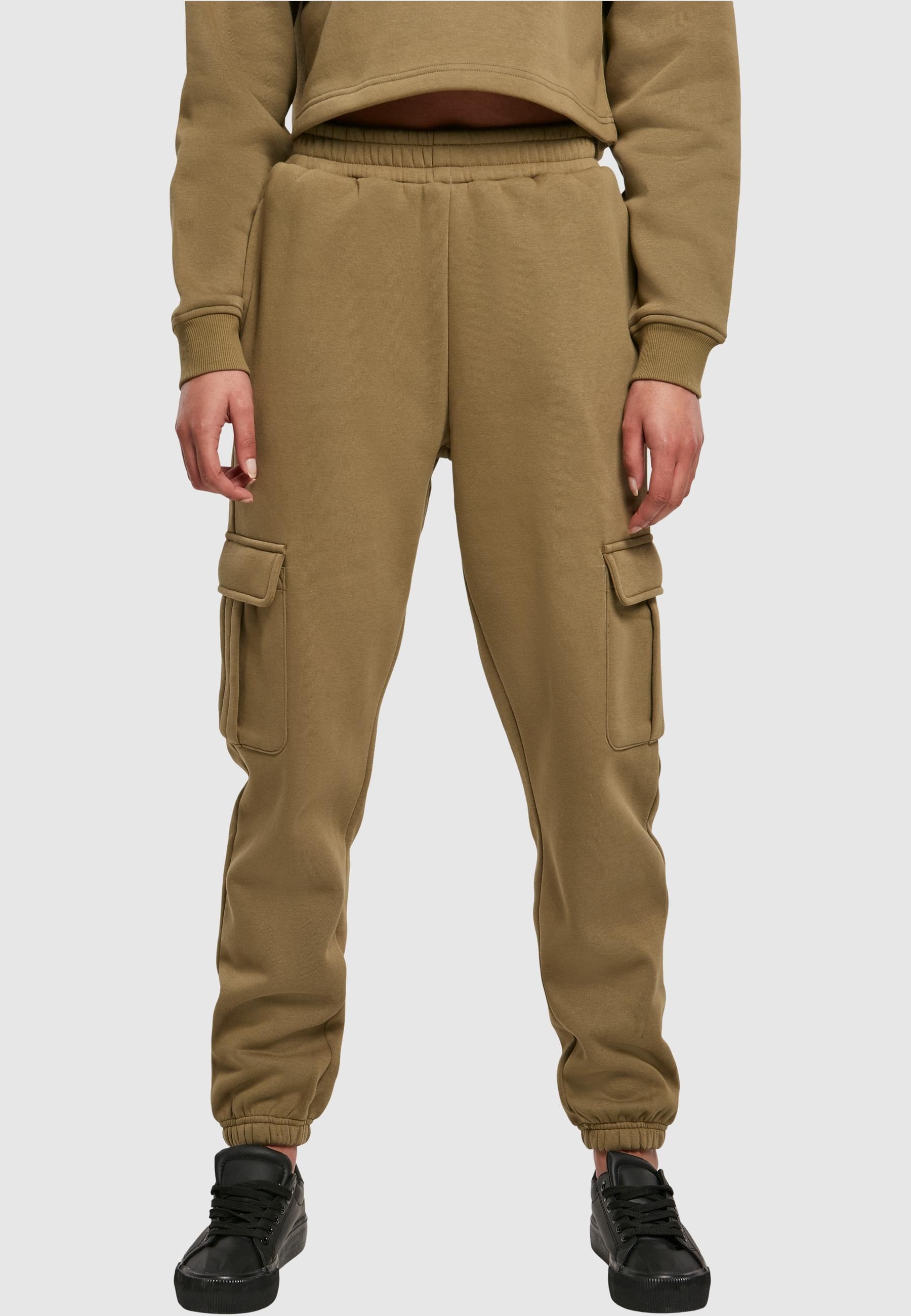 URBAN CLASSICS Jogginghose »Urban Classics Damen Ladies High Waist Cargo Sweat Pants«, (1 tlg.)