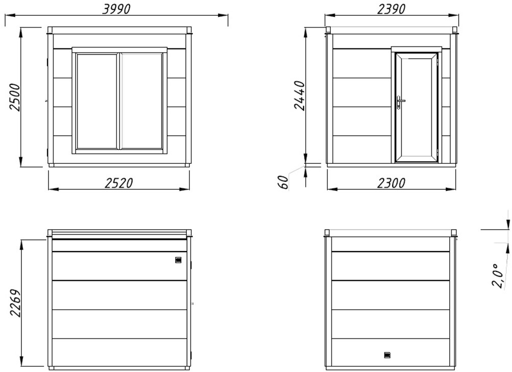 Palmako Sauna »Grace«