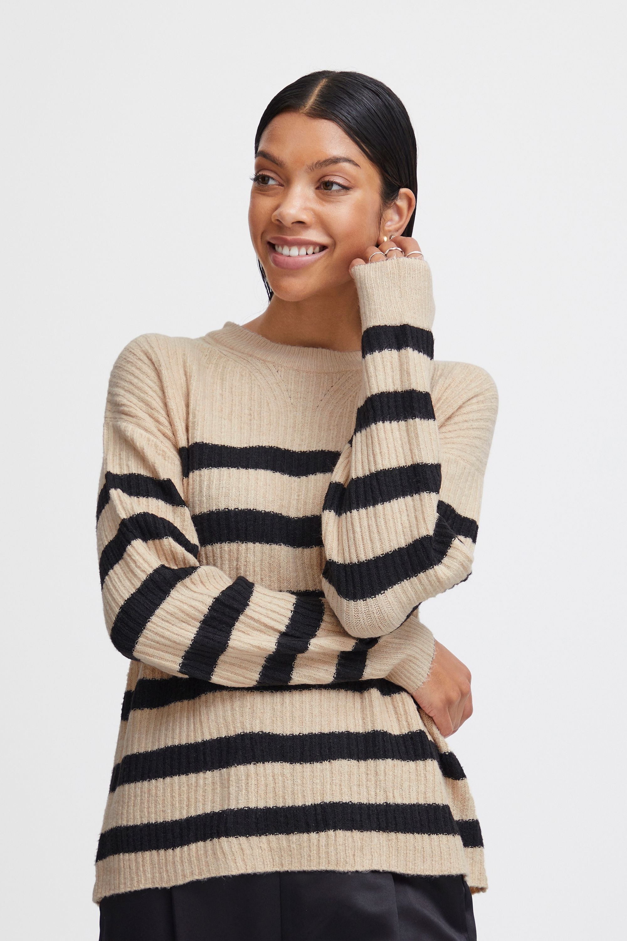 b.young Strickfleece-Pullover »Strickpullover BYOnema«