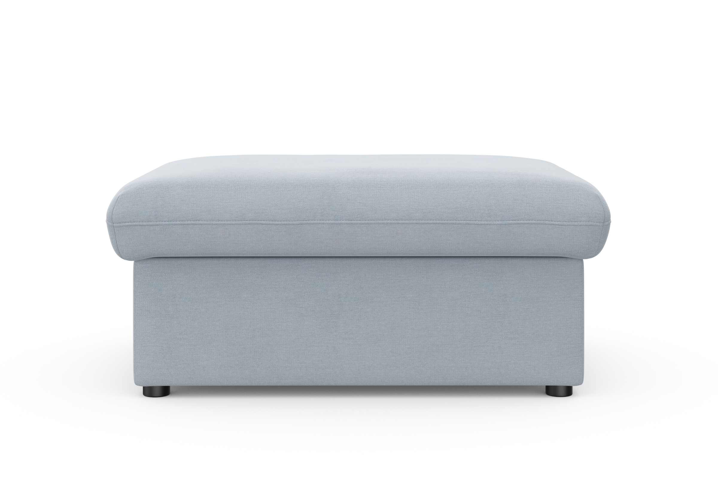 DOMO collection Hocker »Topper«, mit Wellenunterfederung, auf Kunststoffgleitern