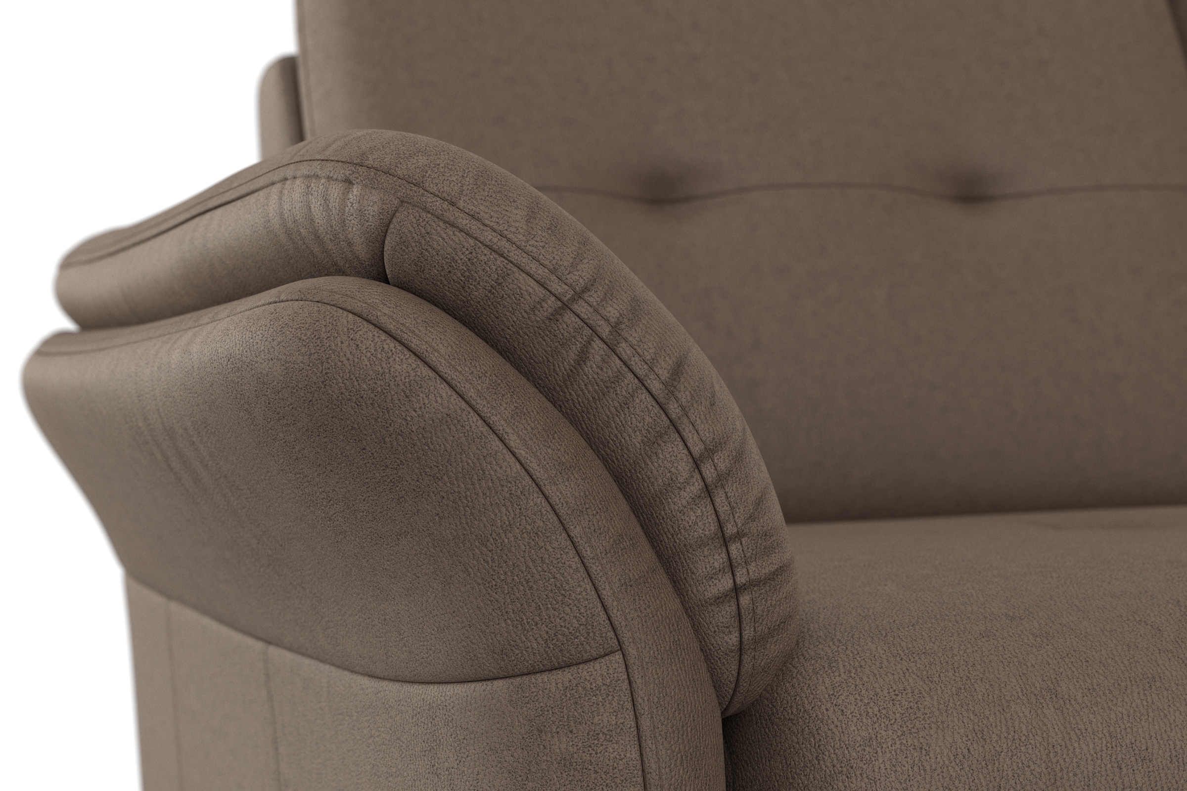 sit&more 2-Sitzer »Göteborg«, inklusive Sitztiefenverstellung und Federkern