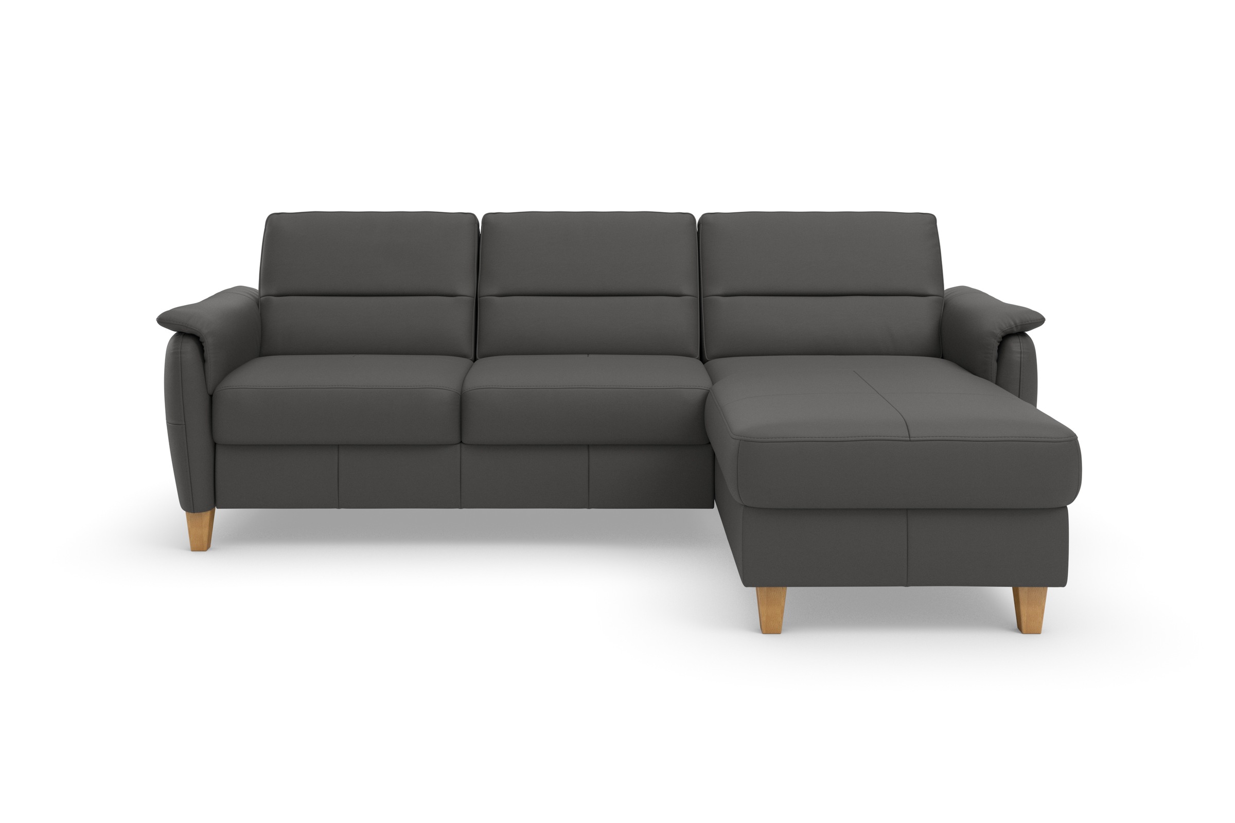 Home affaire Ecksofa "Palmera L-Form, B: 244 cm" optional Bettfunktion & Be günstig online kaufen