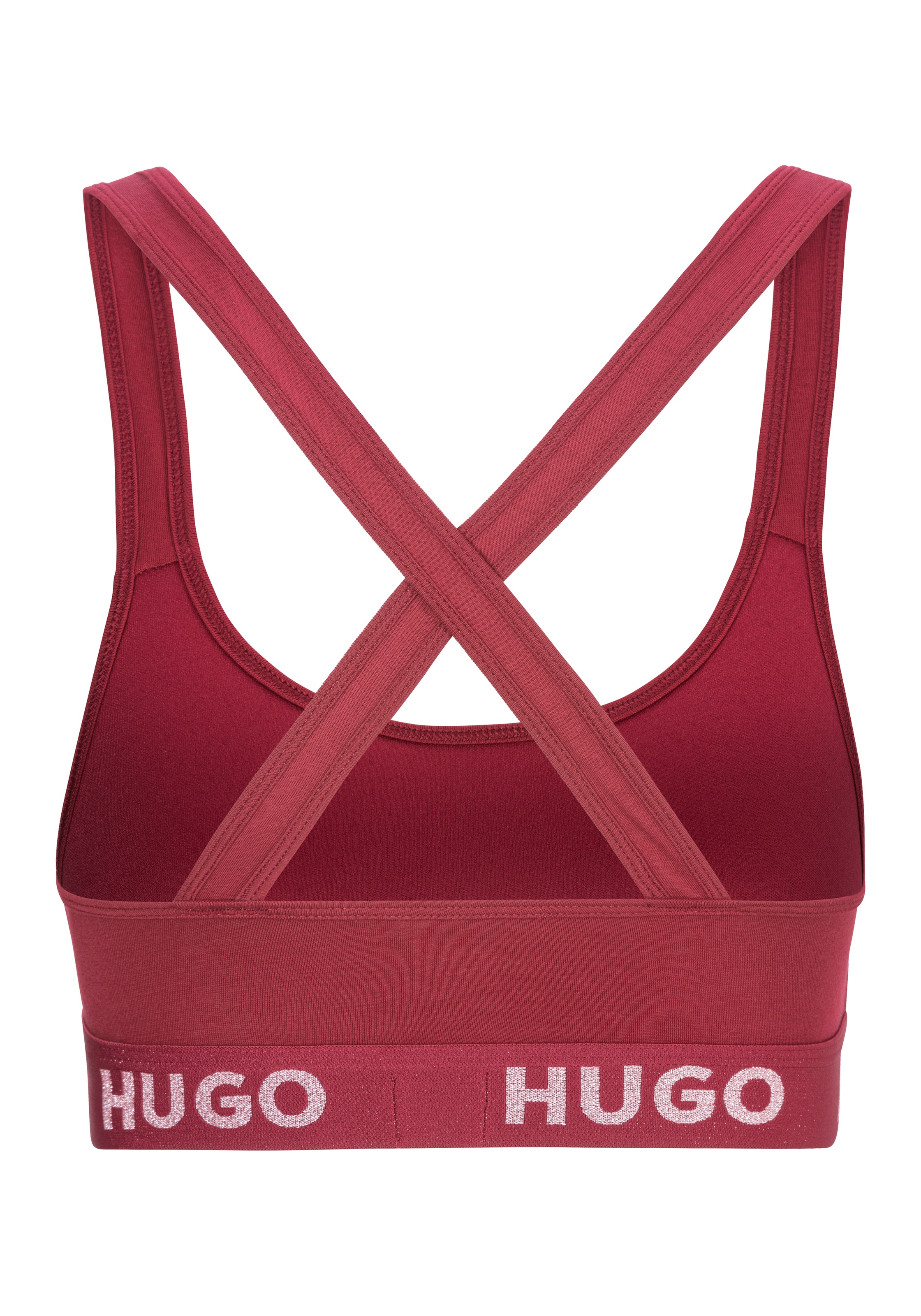 HUGO Underwear Bralette-BH »BRALETTE PADDED SPOR« mit HUGO Logo auf dem Bund