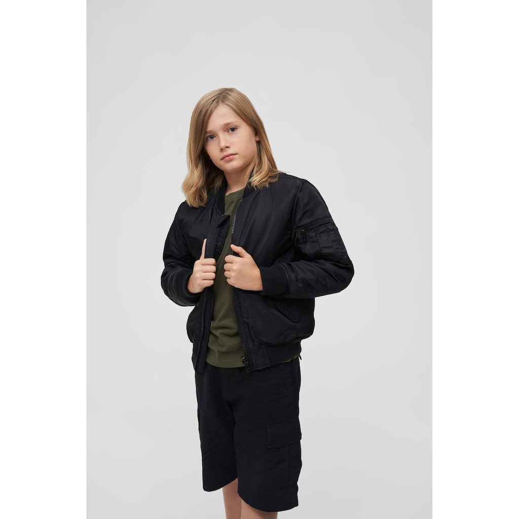 Brandit Anorak »Brandit Herren Kids MA1 Jacket«, (1 St.), ohne Kapuze