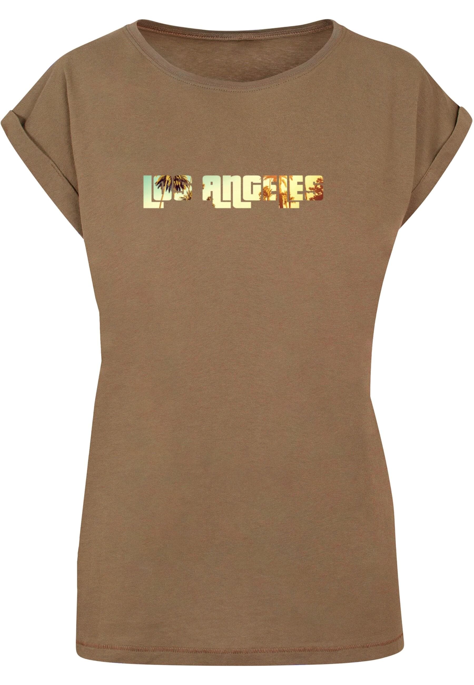 Merchcode T-Shirt "Merchcode Damen Laides Grand Los Angeles Extended Should günstig online kaufen