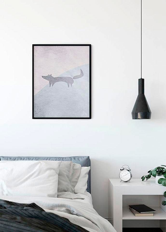 Komar Poster "Wild and Free Fox", Tiere, (1 St.), Kinderzimmer, Schlafzimmer, Wohnzimmer