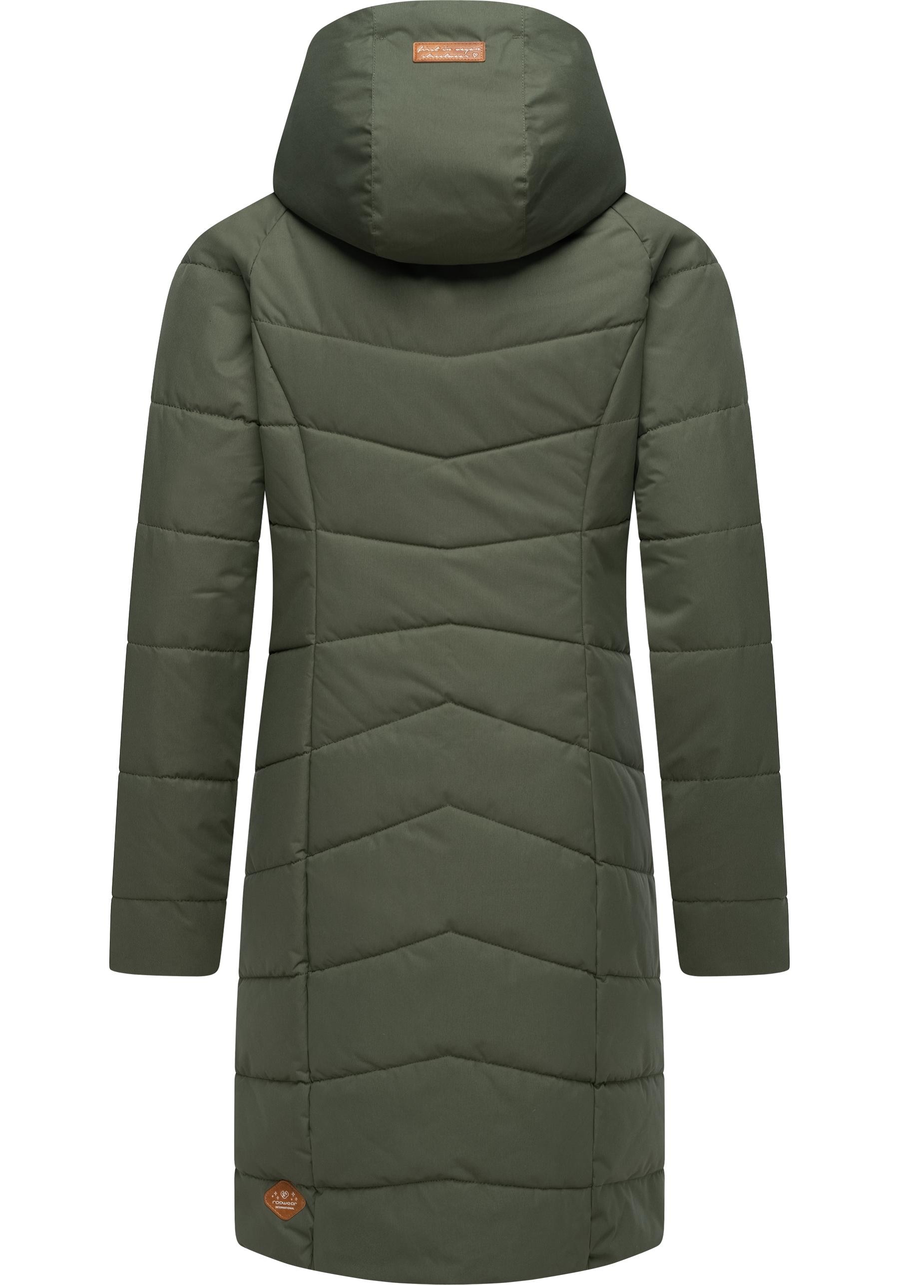 Ragwear Steppmantel »Dizzie Coat«, stylischer, gesteppter Winterparka mit gefütterter Kapuze