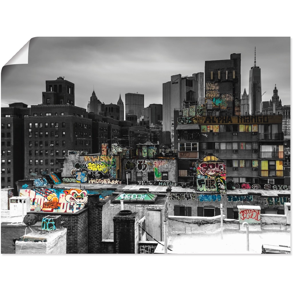 Artland Wandbild »Graffiti in New York«, Amerika, (1 St.)