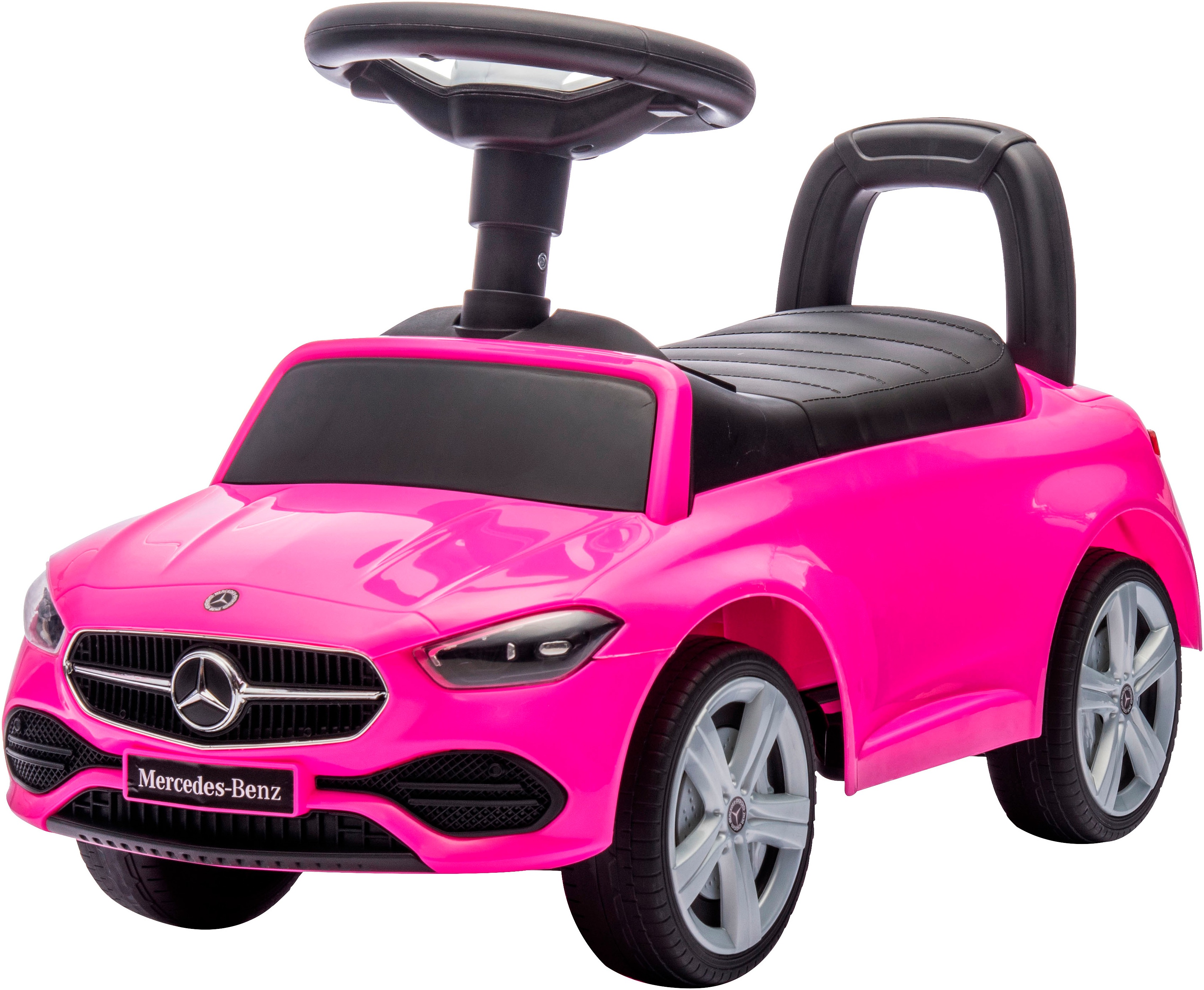 JAMARA Kinder Rutscherauto "Mercedes-Benz C-Class", pink, B:28cm H:39cm T:65cm, Rutschautos, mit Sound