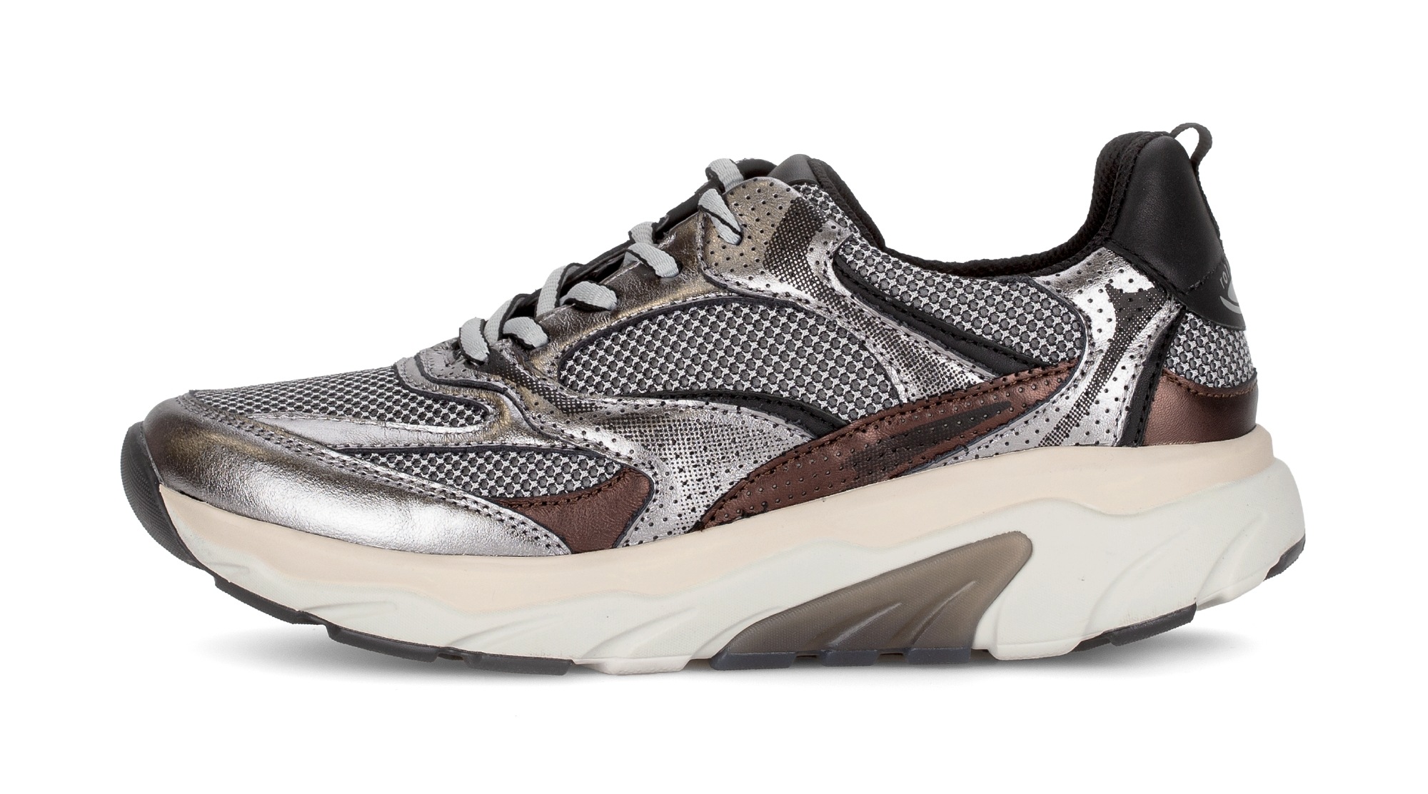 Gabor Rollingsoft Keilsneaker, Freizeitschuh, Halbschuh, Schnürschuh mit he günstig online kaufen