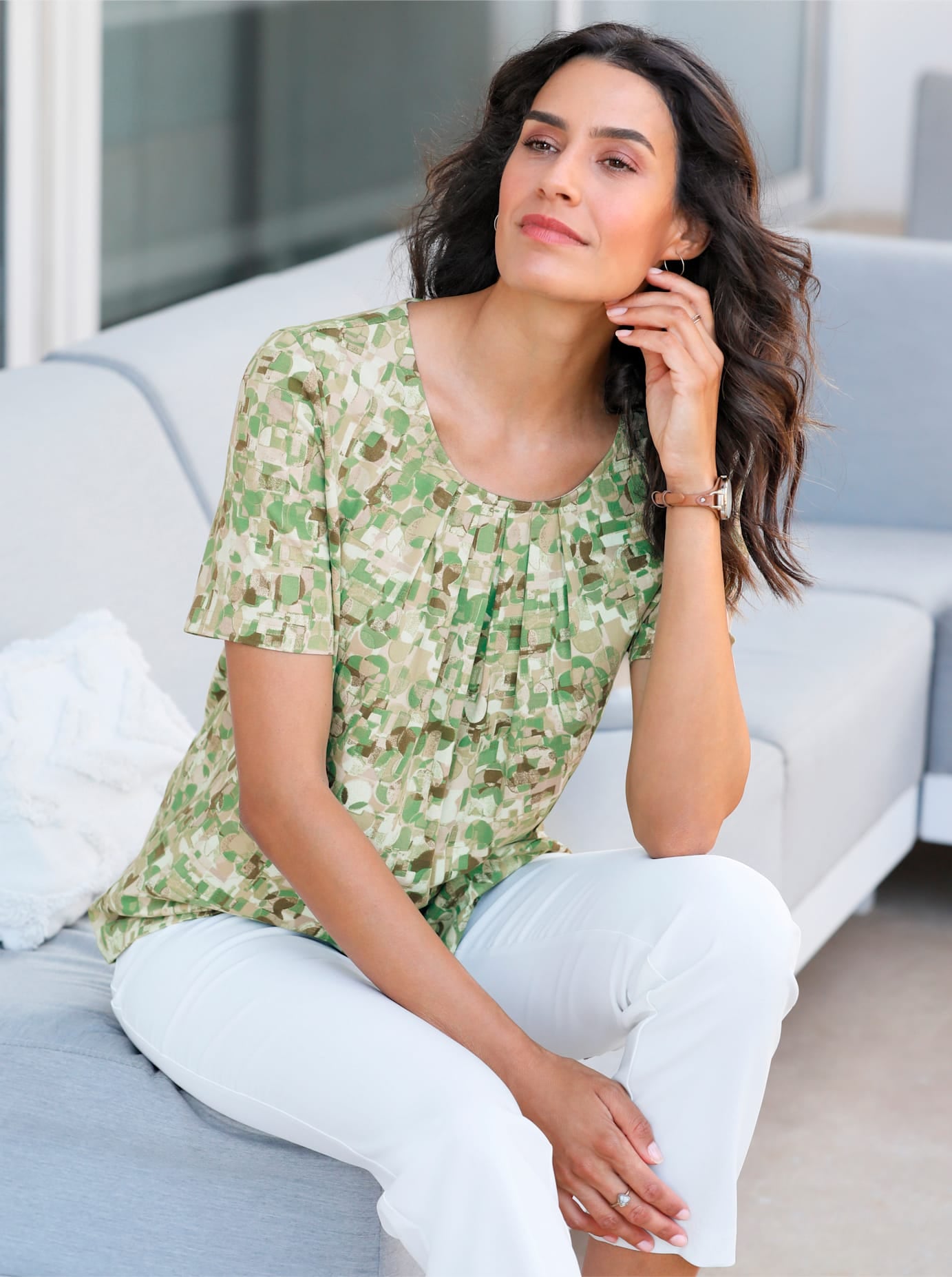 Inspirationen Print-Shirt "Druck-Shirt" 1 Stk. tlg. günstig online kaufen