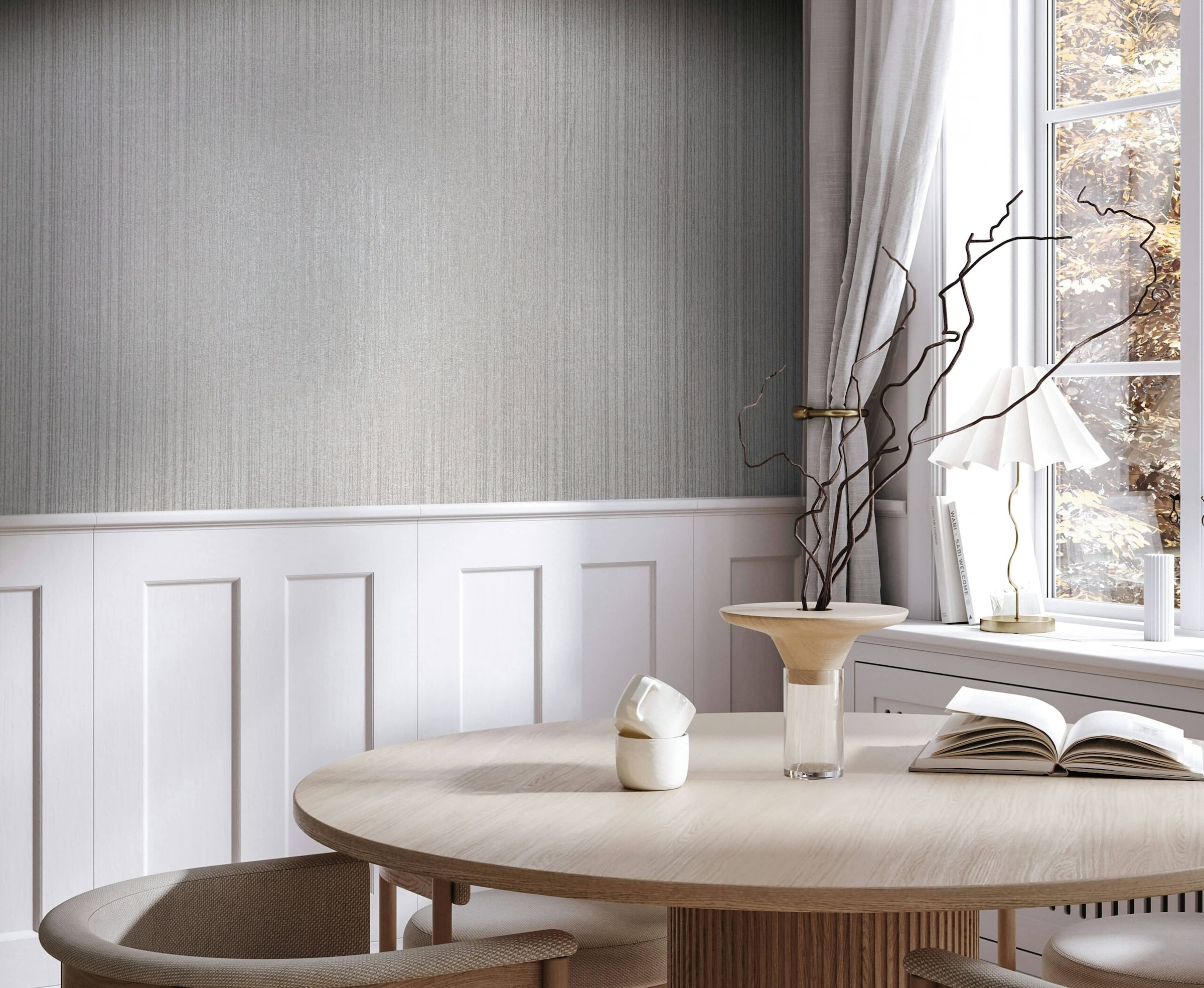 Marburg Vliestapete »Tapete Fine Stripes«, Streifen, moderne Vliestapete für Wohnzimmer Schlafzimmer Küche