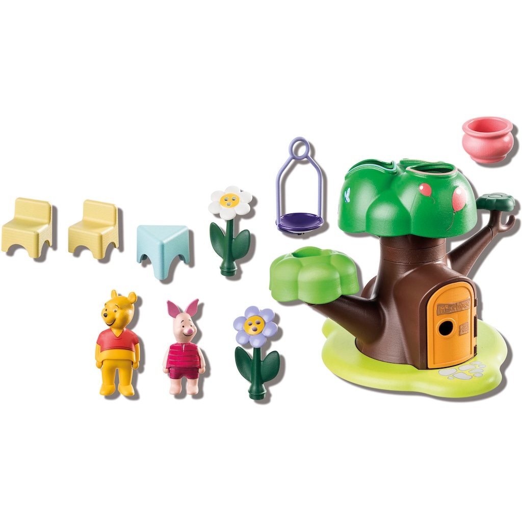 Playmobil® Konstruktions-Spielset »Winnies & Ferkels Baumhaus (71316), Playmobil 1-2-3«, (17 St.), Made in Europe