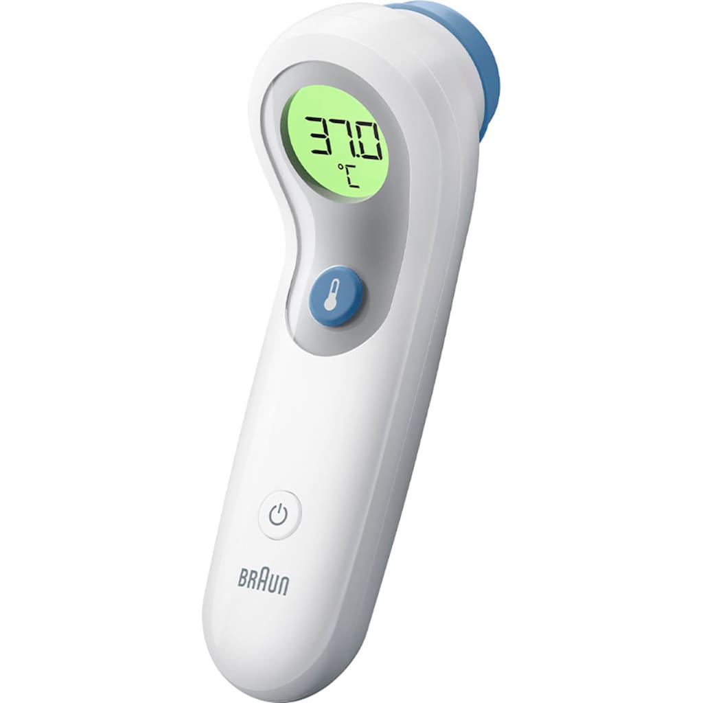 Braun Stirn-Fieberthermometer »No touch + touch Stirnthermometer - BNT300«, Mit Position Check™ - Anleitung für genaue Messwerte