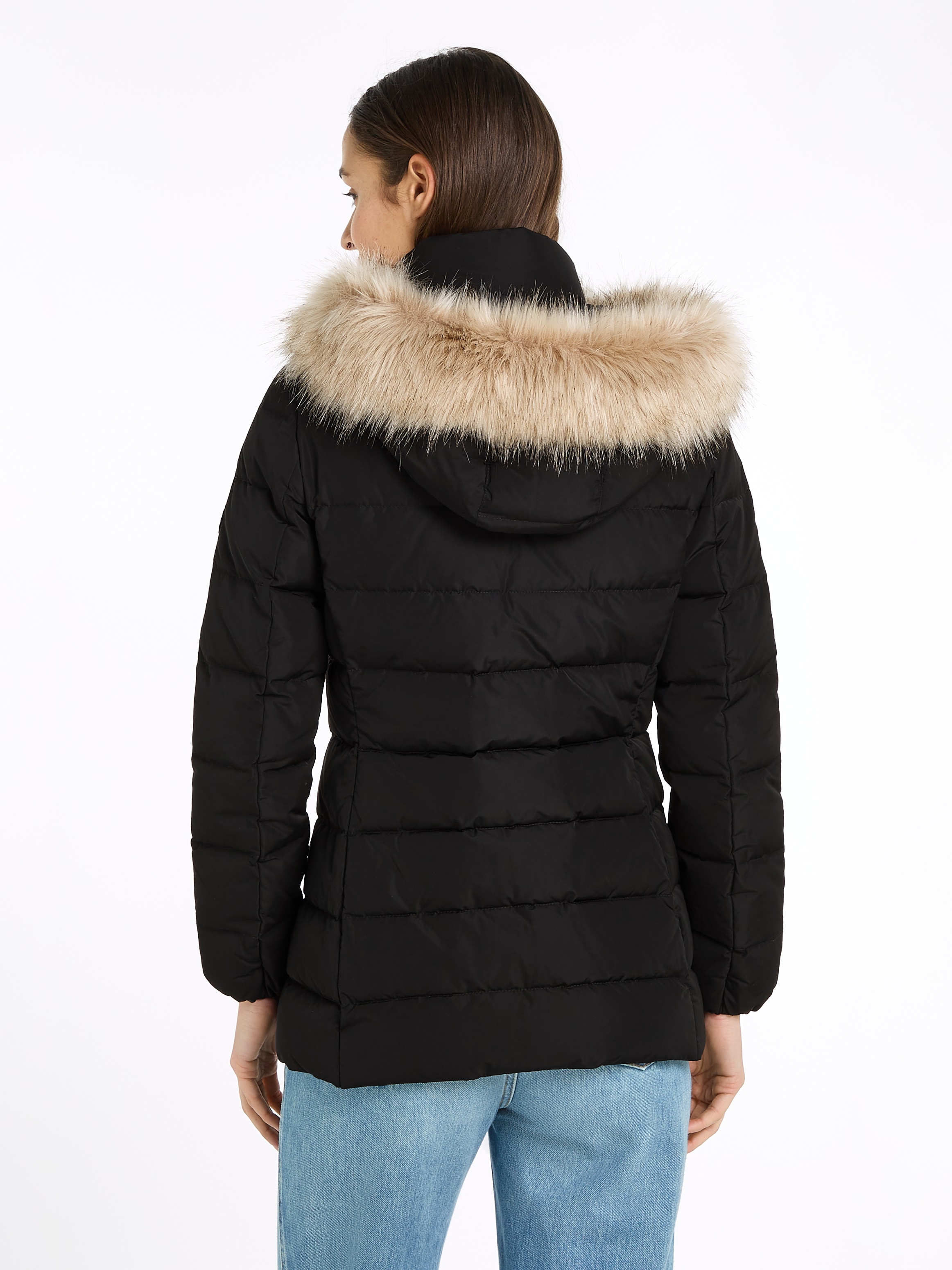 Thumbnail - Tommy Hilfiger Steppjacke mit Kapuze mit Logopatch