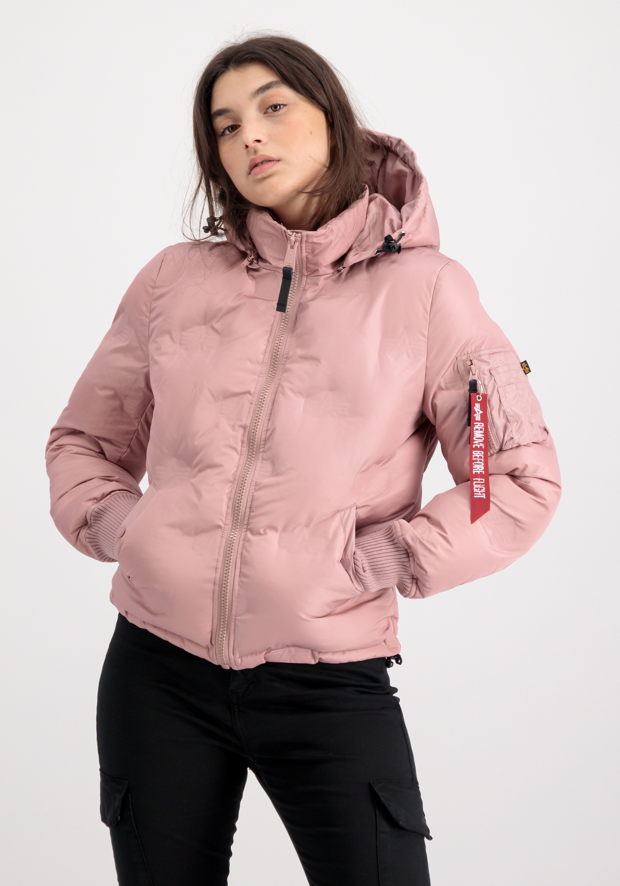 Thumbnail - Alpha Industries Winterjacke "Hooded Logo Puffer Women"