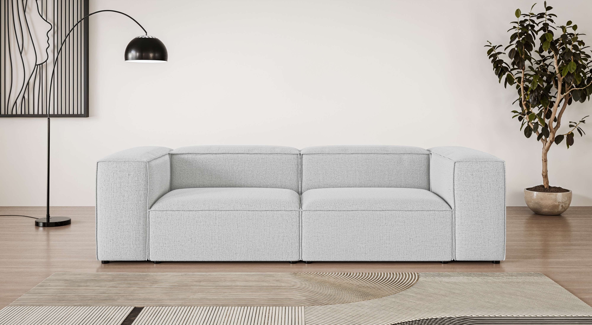 INOSIGN Big-Sofa "HAILY Modularsofa, Maße B/T/H: 260/100/72 cm", als Modul günstig online kaufen