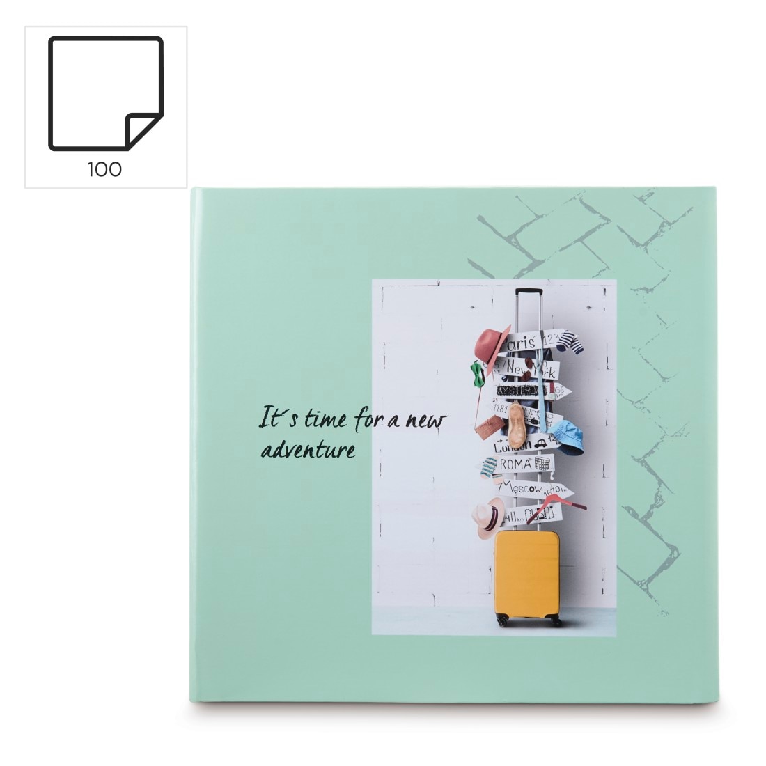 Hama Einsteck-Fotoalbum »Memo Fotoalbum 10x15 cm 200 Fotos Kunstdruck« Beschriftungsfeld, Speicherkarten Tasche