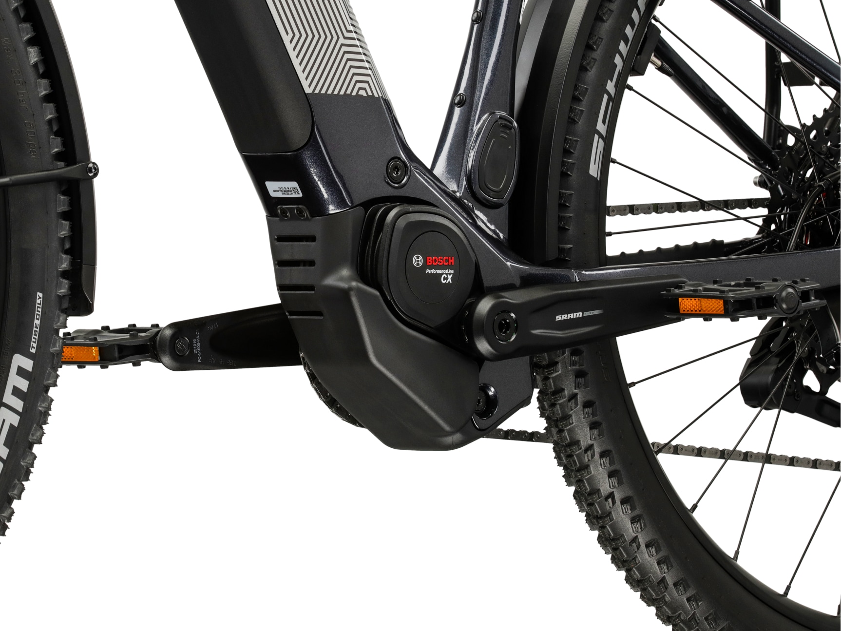 Kross »Influx Hybrid 6.0 21,3Ah / 800 Wh 29 Zoll schwarz 12 Gänge 2026« 12 Gang SRAM S1000 EAGLE AXS Schaltwerk Kettenschaltung Mittelmotor 250 W BOSCH PERFORMANCE LINE CX 36 V/250 W, Mittelmotor