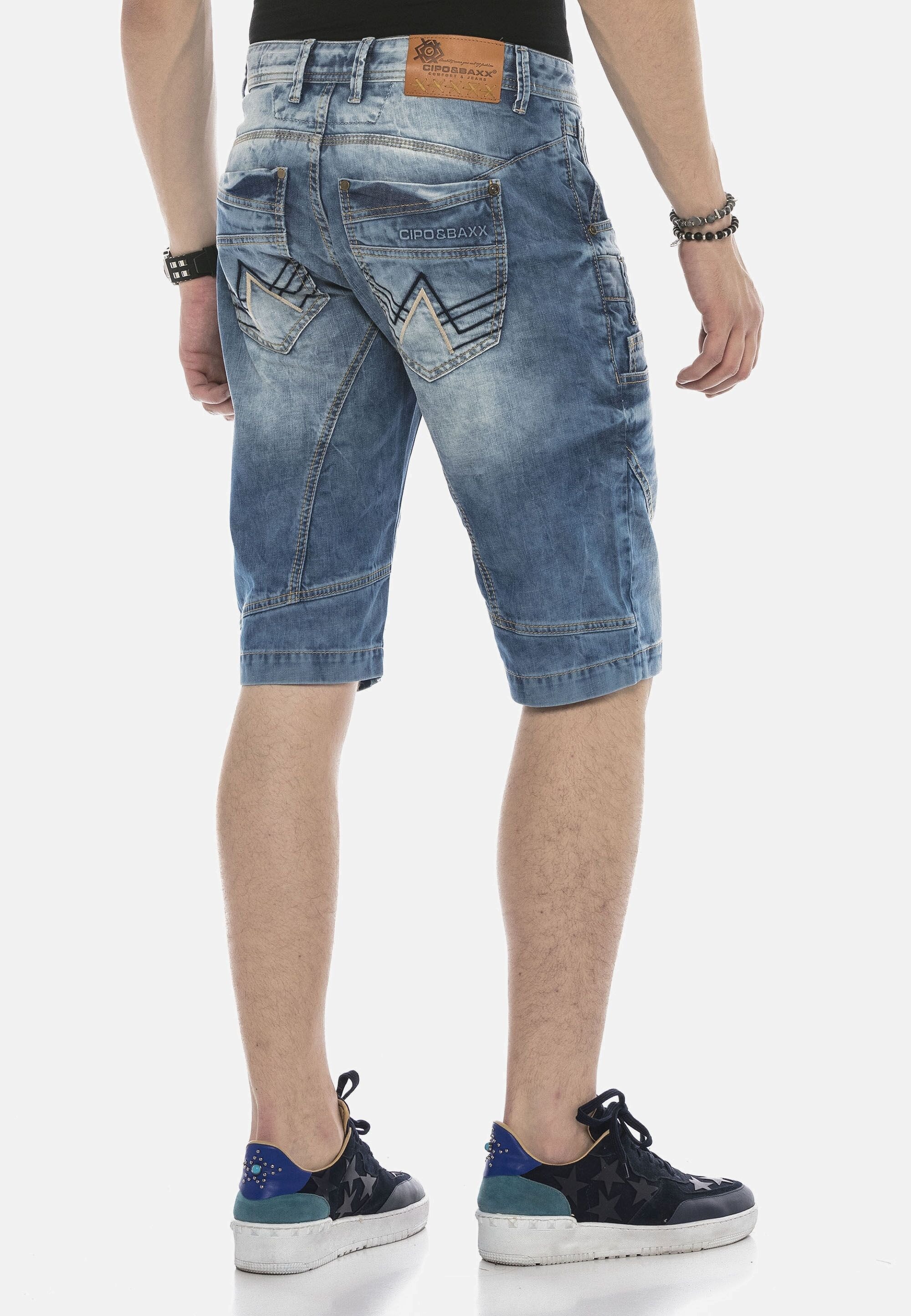 Cipo & Baxx Jeansshorts »Bermuda & Short«, aus reiner Baumwolle