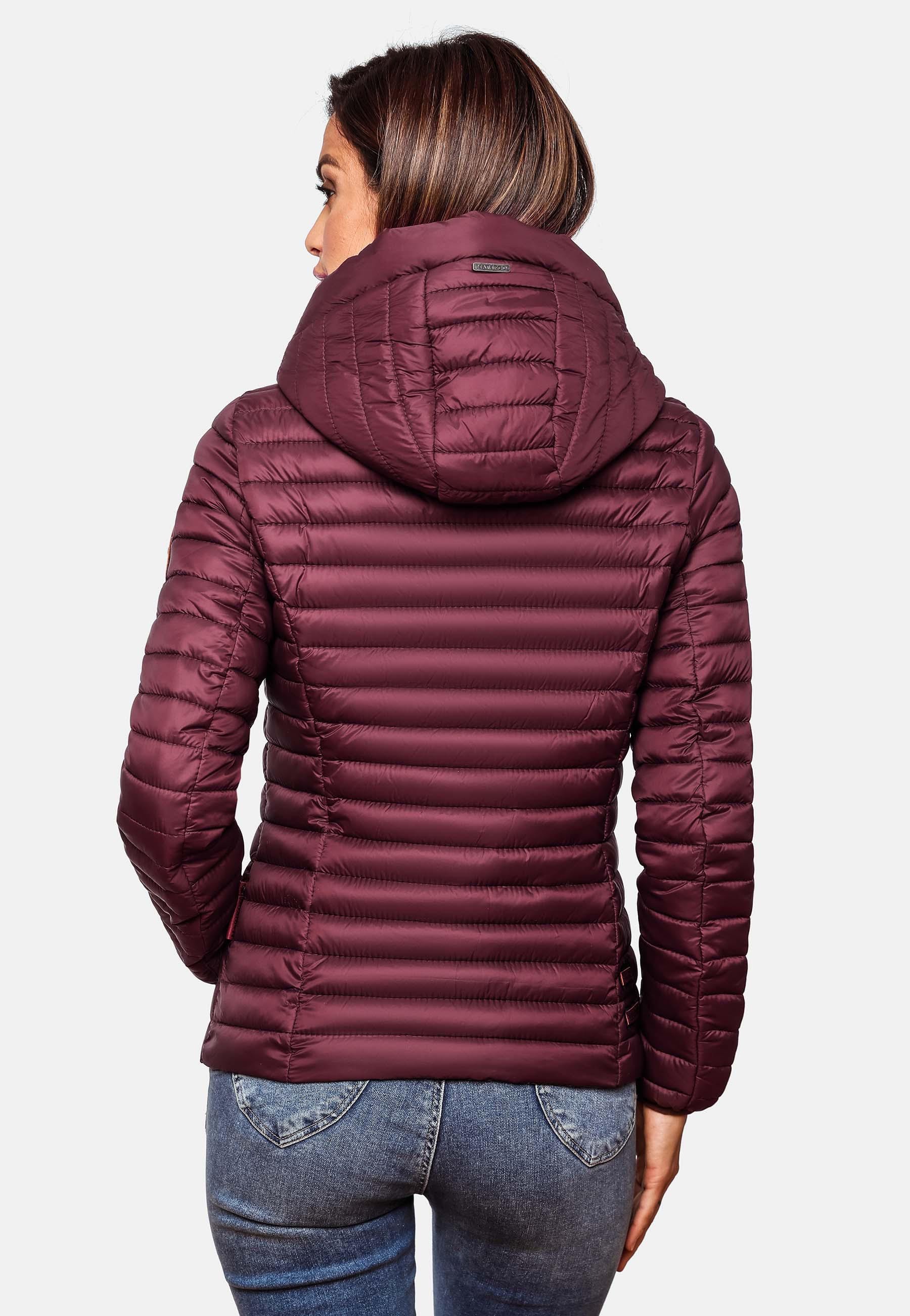 Marikoo Steppjacke »Löwenbaby«, mit Kapuze, stylische Übergangsjacke mit abnehmbarer Kapuze