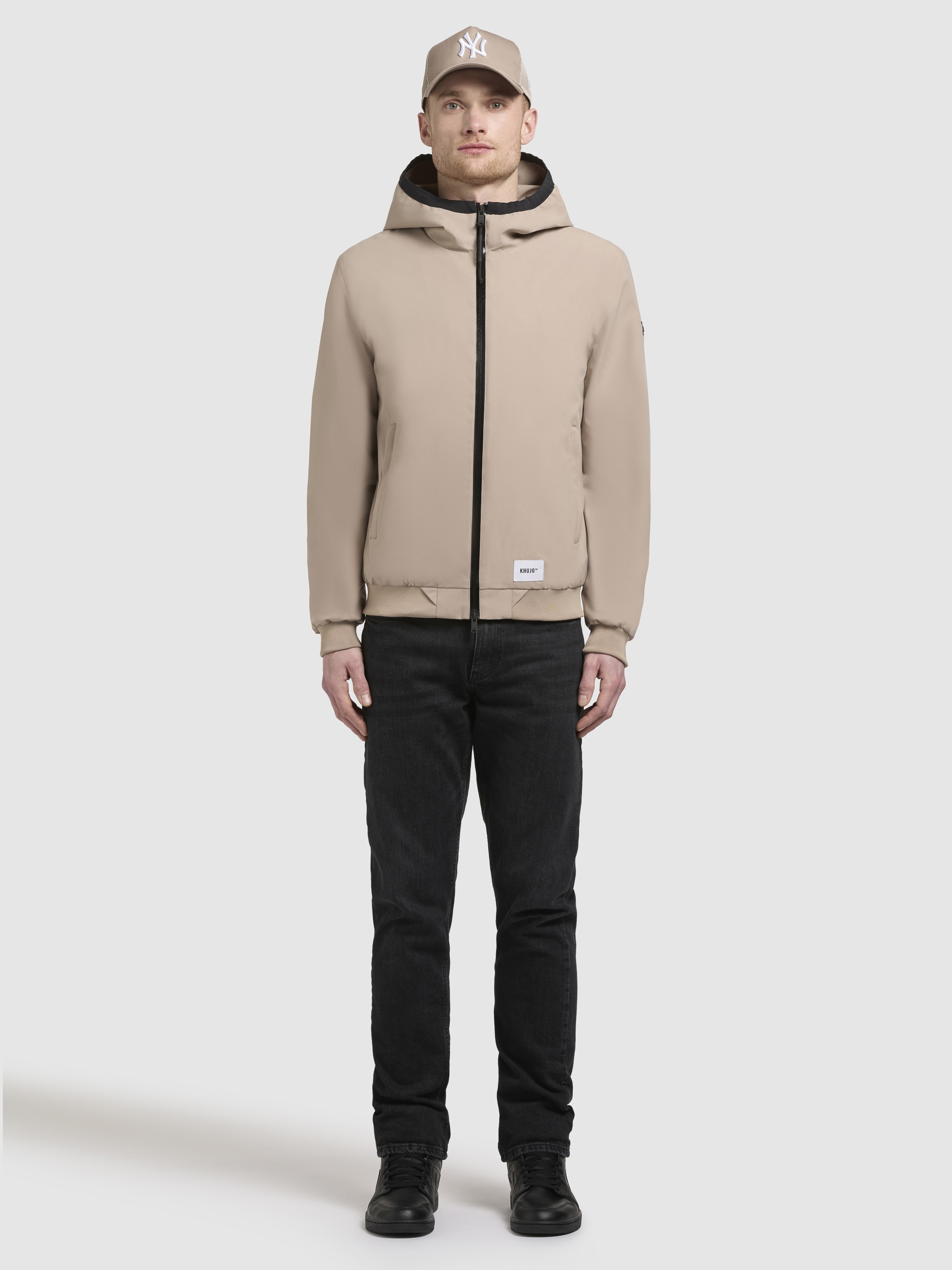 khujo Anorak »LARM«, mit Kapuze