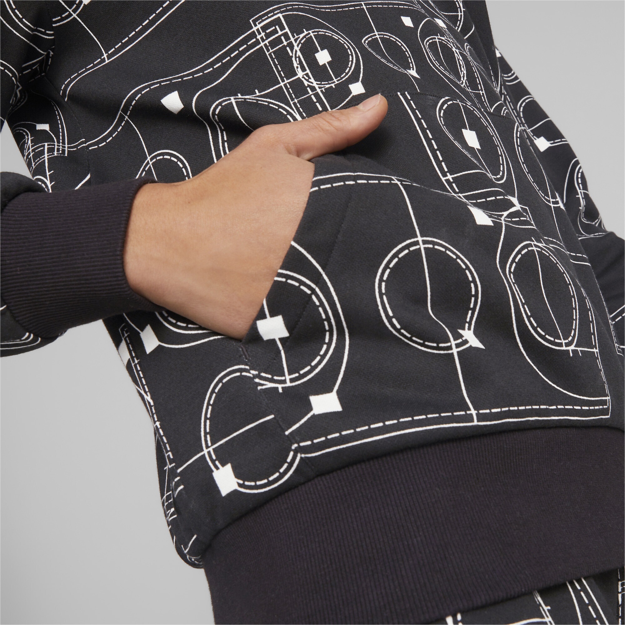 PUMA Trainingspullover »Courtside Booster Basketball-Hoodie Herren«