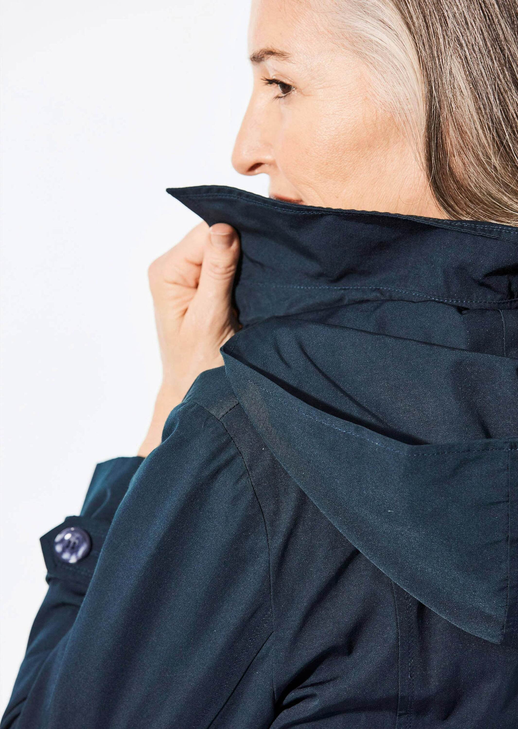 GOLDNER Kurzjacke »Kurzmantel Kurzmantel im Trenchcoat-Stil«